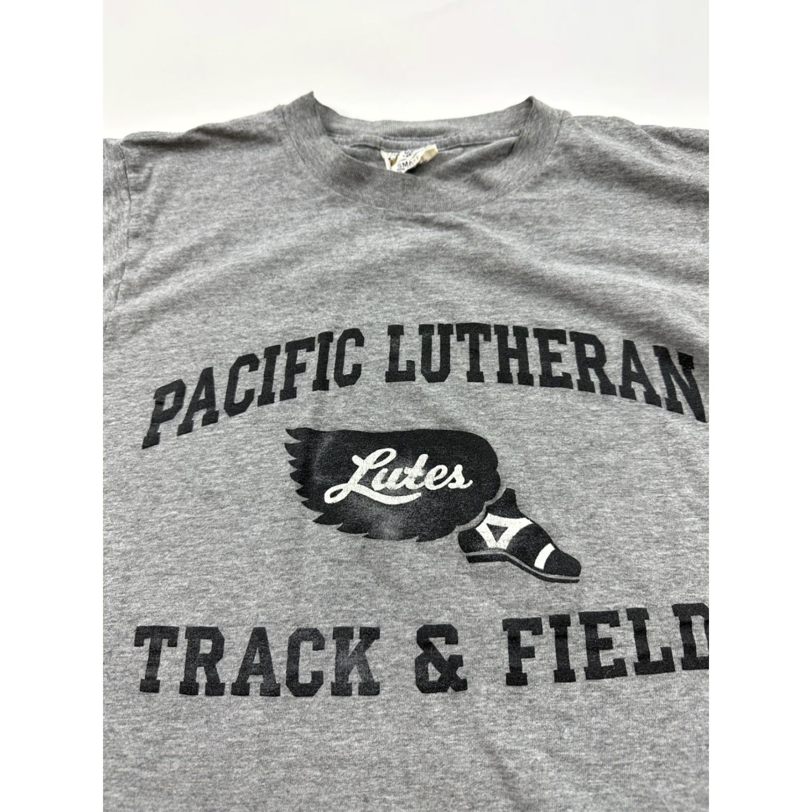 Vintage Pacific Lutheran University Shirt Womens Small Gray Short Sleeve Track & Field Shirt Size S / US 4 / IT 40 - 4 Thumbnail