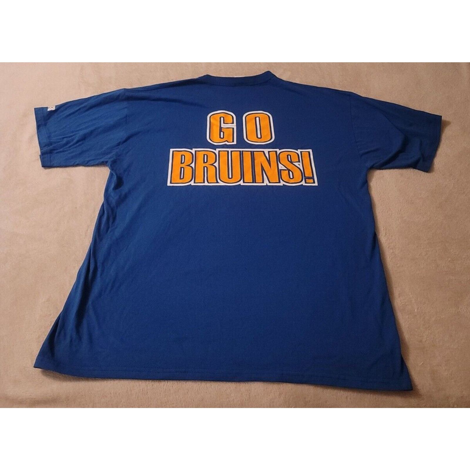 Russell Athletic UCLA Bruin t shirt gold on blue. XL Size US XL / EU 56 / 4 - 4 Thumbnail