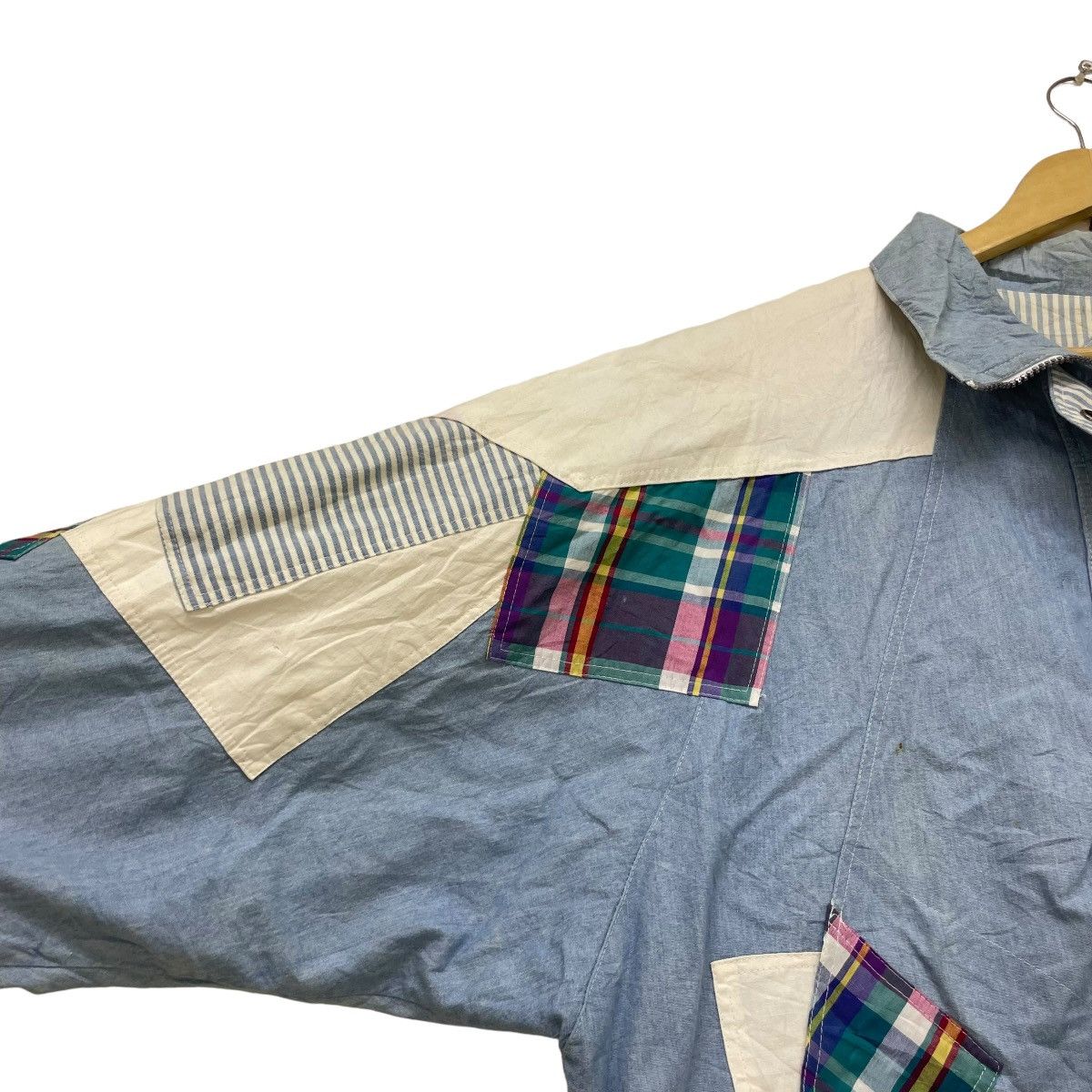 Current/Elliot Vintage Current Seen Bomber Pacthwork Style Jacket Size US M / EU 48-50 / 2 - 8 Thumbnail