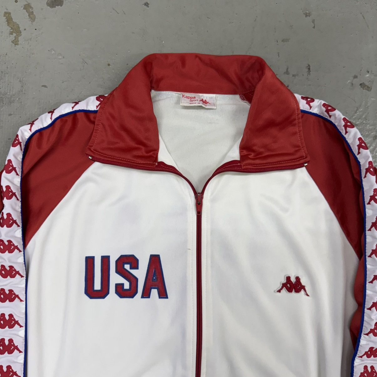 Kappa × USA Olympics × Vintage Vintage 80s Kappa Team USA Olympics Track Jacket Size US M / EU 48-50 / 2 - 3 Thumbnail