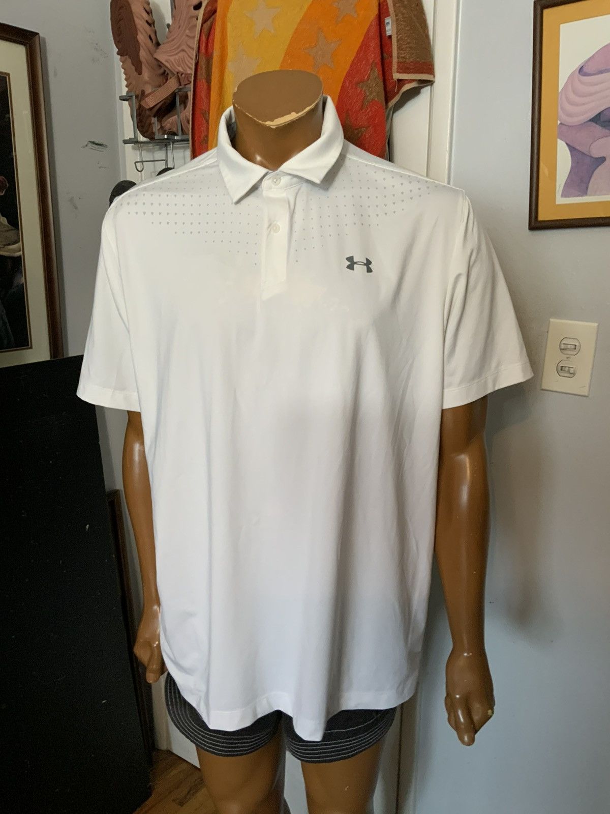 Under Armour Coach Mike Woodson Las Vegas Invitational Golf Polo Shirt Size US XL / EU 56 / 4 - 9 Thumbnail
