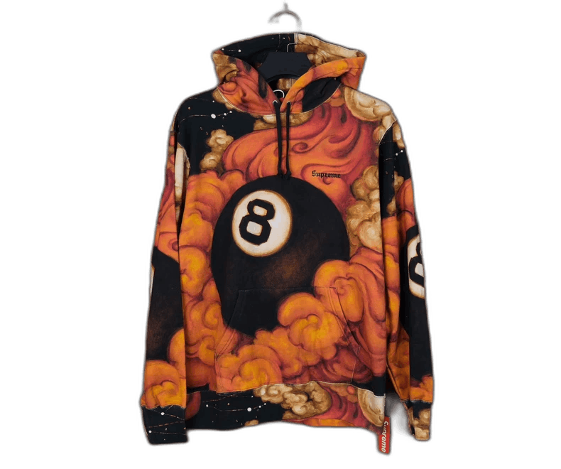 Supreme × Martin Wong 8-Ball Supreme Martin Wong 8-Ball Hooded Sweatshirt (FW19) - $198