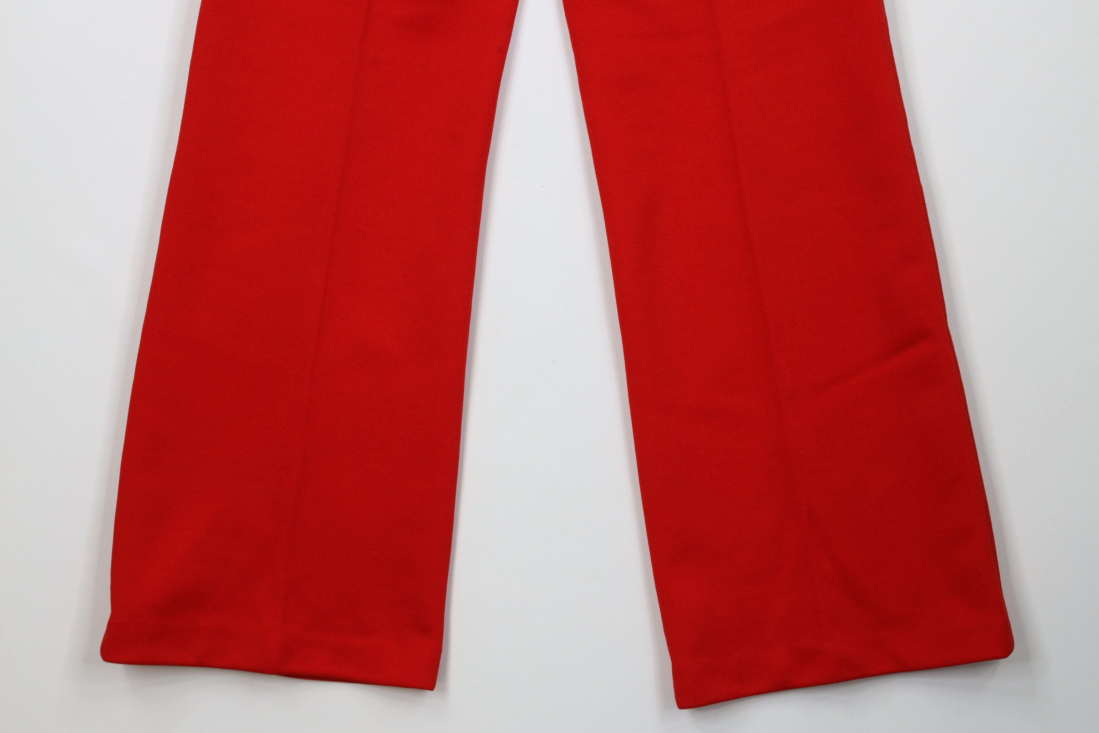 Vintage Vintage 70s Streetwear Knit Bell Bottoms Pants Red USA Size 32" / US 10 / IT 46 - 15 Thumbnail
