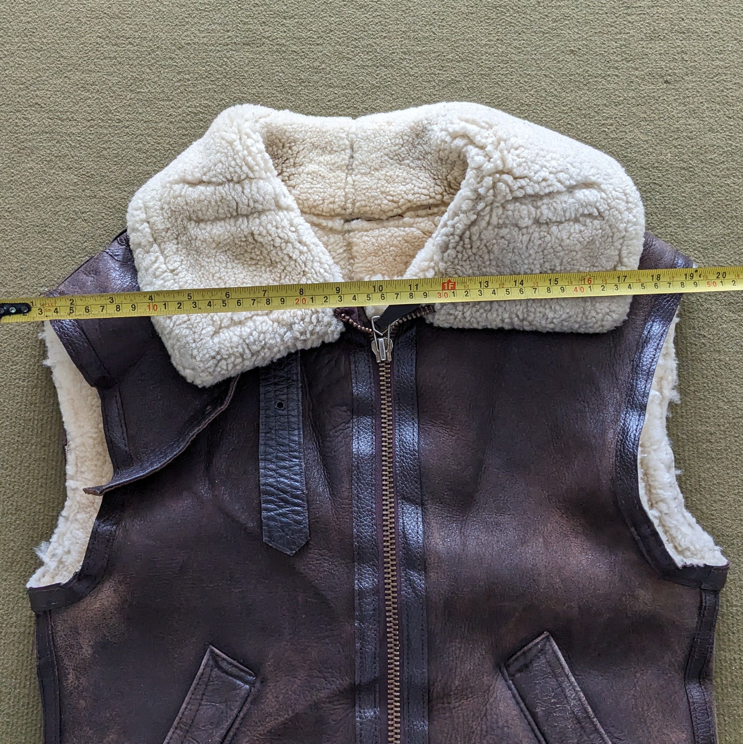 Avirex Vintage AVIREX USA Leather Vest Jacket Size US S / EU 44-46 / 1 - 5 Thumbnail