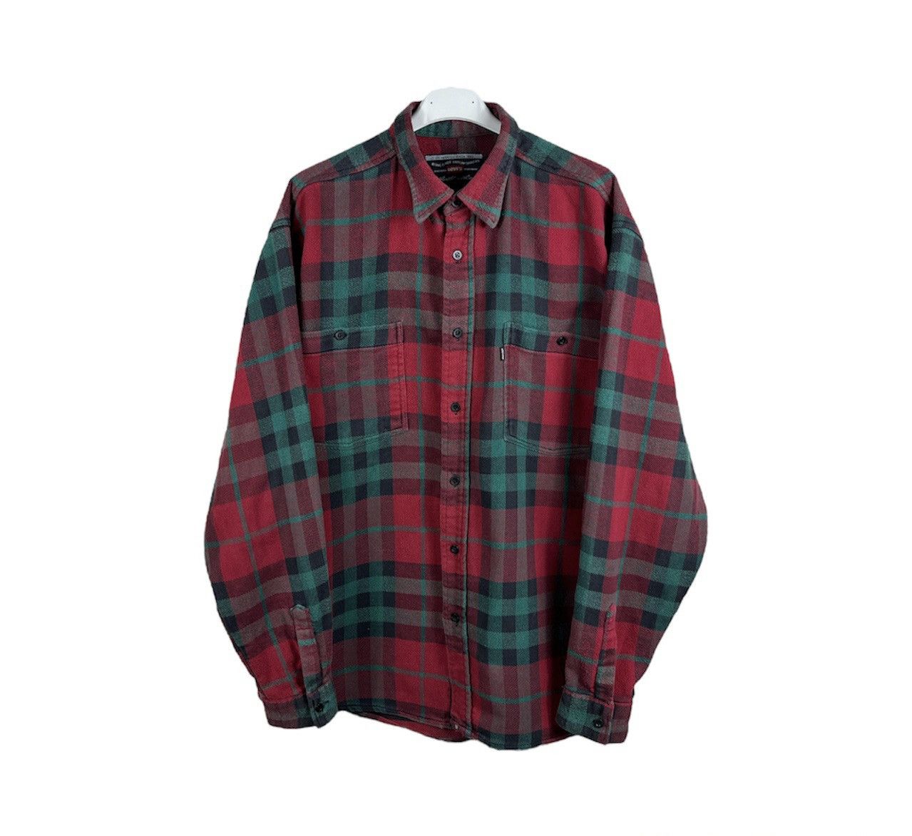 Flannel × Levi's × Vintage Vintage Levi’s plaid flannel shirt checked jacket black tab Size US M / EU 48-50 / 2 - 1 Thumbnail