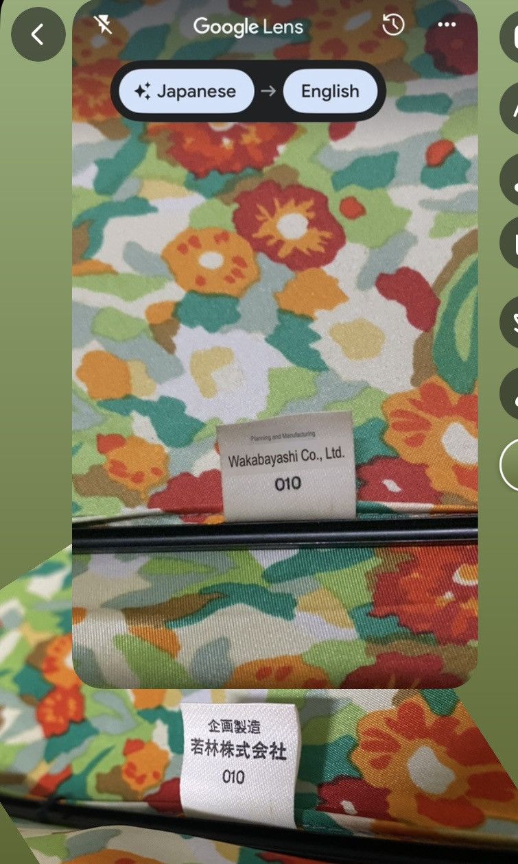 Kenzo × Vintage VINTAGE KENZO PARIS FLORAL PATTERN UMBRELLA Size ONE SIZE - 9 Thumbnail