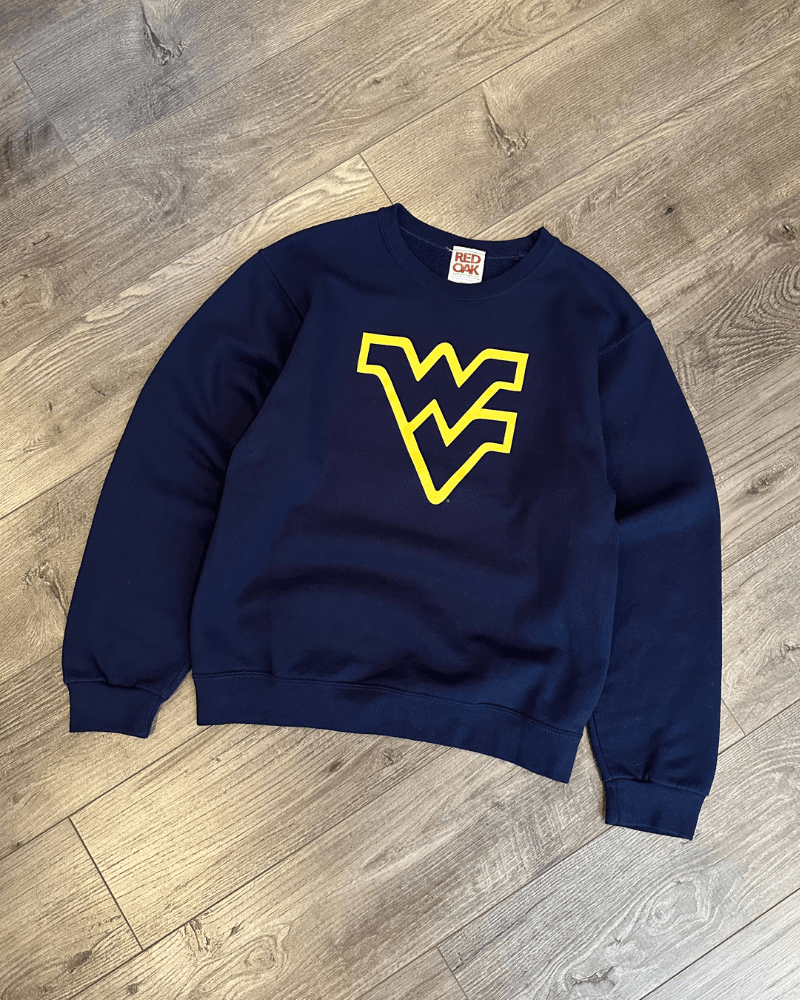 Vintage Vintage West Virginia University Crewneck Sweatshirt - Small Size US S / EU 44-46 / 1 - 1 Thumbnail