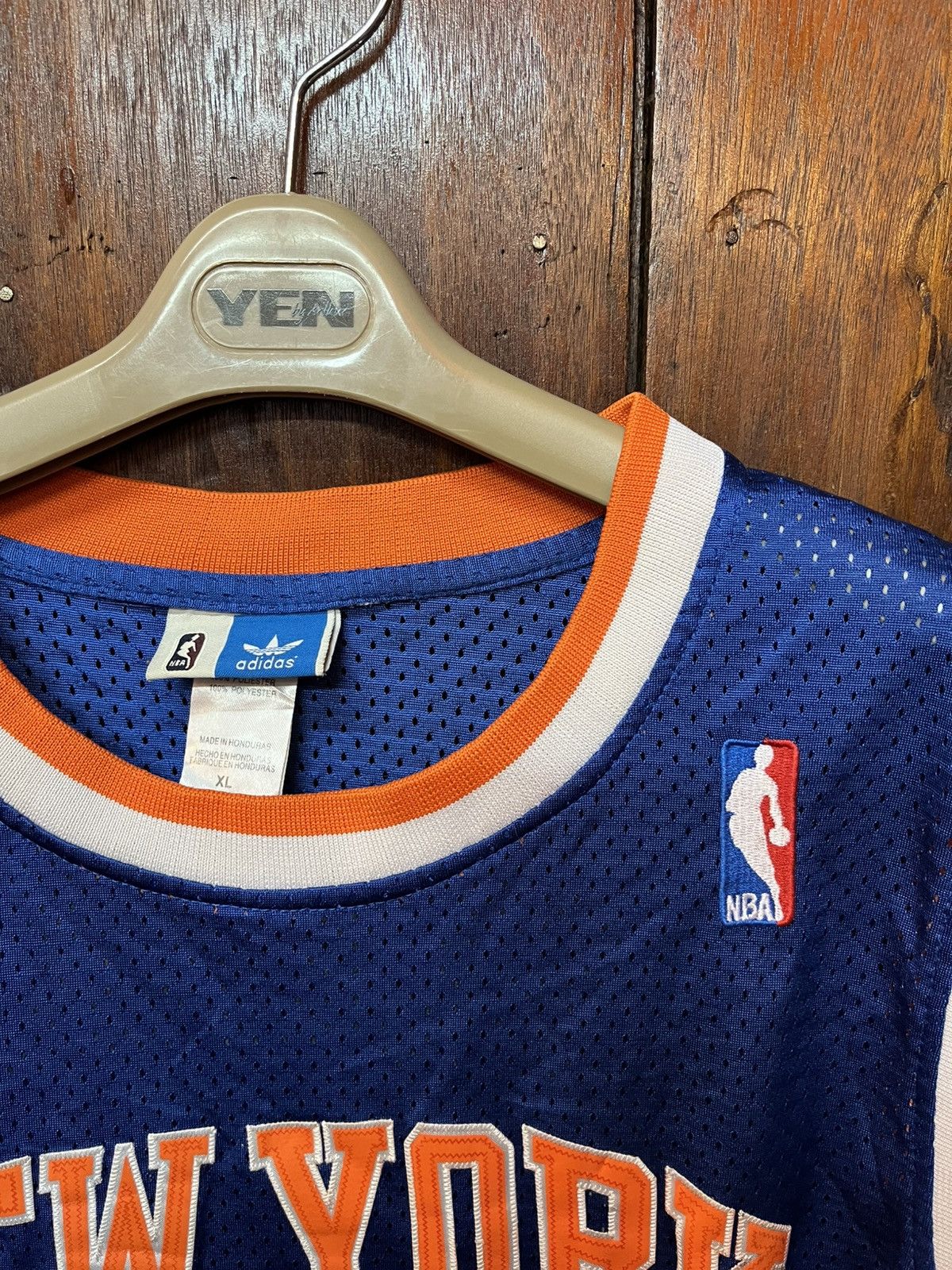 Adidas New York Knicks John Starks #3 Adidas NBA HWC Jersey Size US XL / EU 56 / 4 - 4 Thumbnail