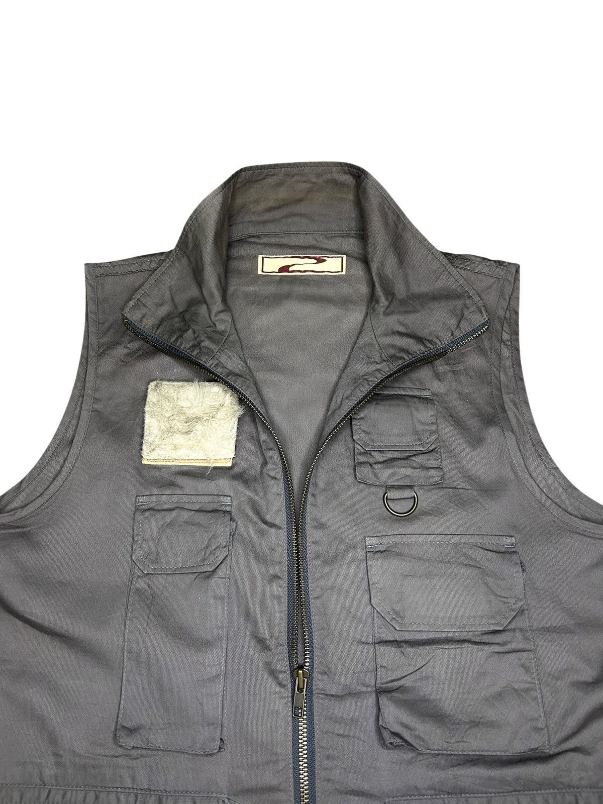 Beauty Beast 90s Cargo Vest with Fur Patch Size US L / EU 52-54 / 3 - 2 Thumbnail