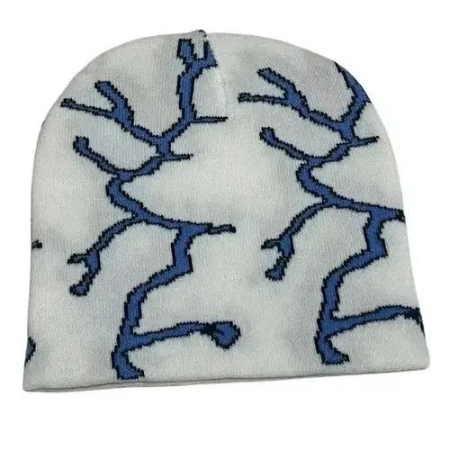 VIBE Beanies Knitted Fluorescent Cute Hat Size ONE SIZE - 1 Thumbnail