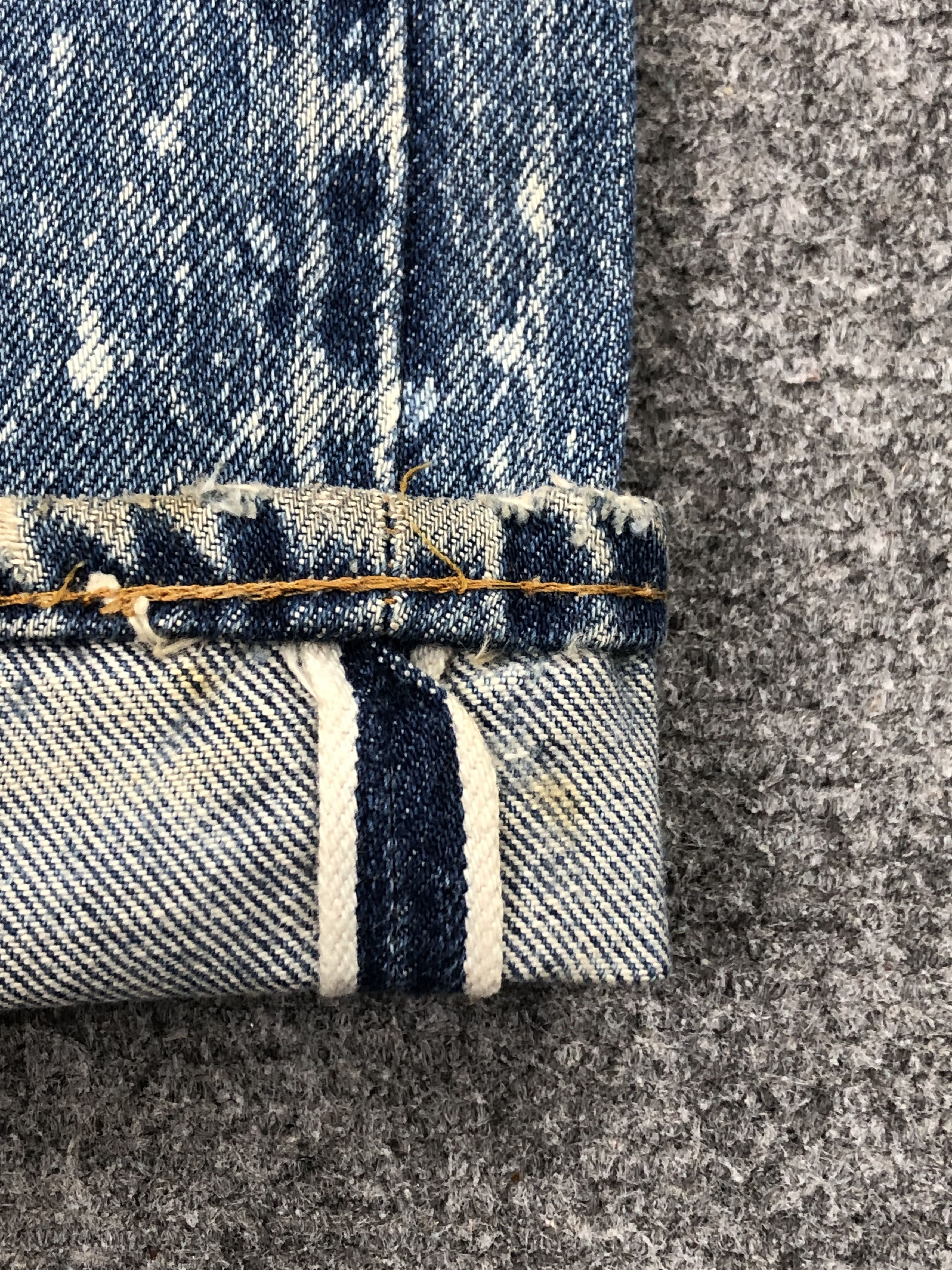Levi's × Vintage Vintage 80s Levi's 501 Selvedge Stone Washed Denim Jeans Size US 28 / EU 44 - 5 Thumbnail
