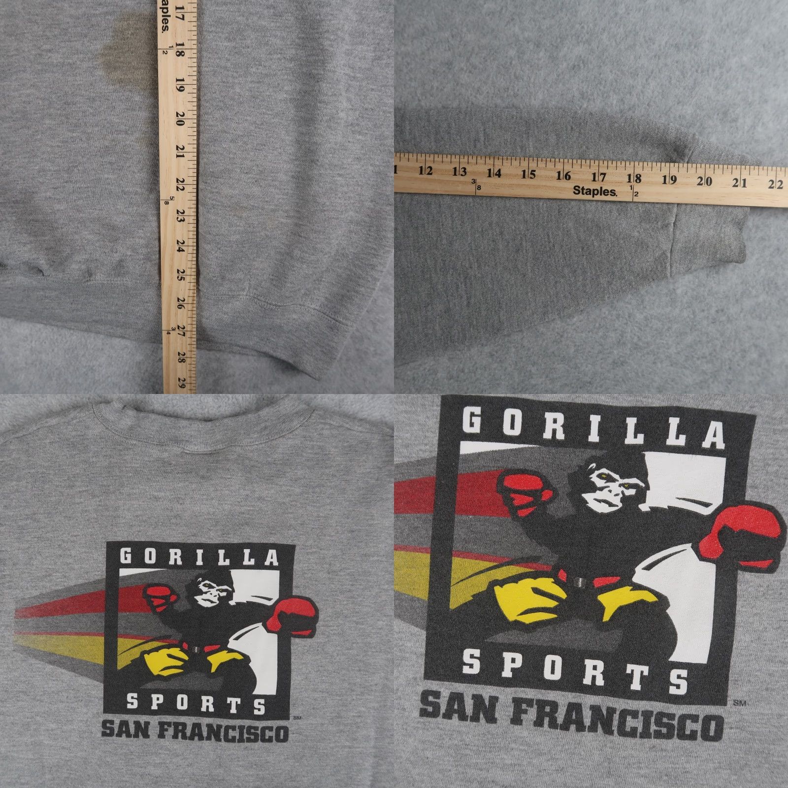 Vintage VINTAGE Lee Sport Sweatshirt Gray XL Crewneck Pullover Size US XL / EU 56 / 4 - 9 Thumbnail