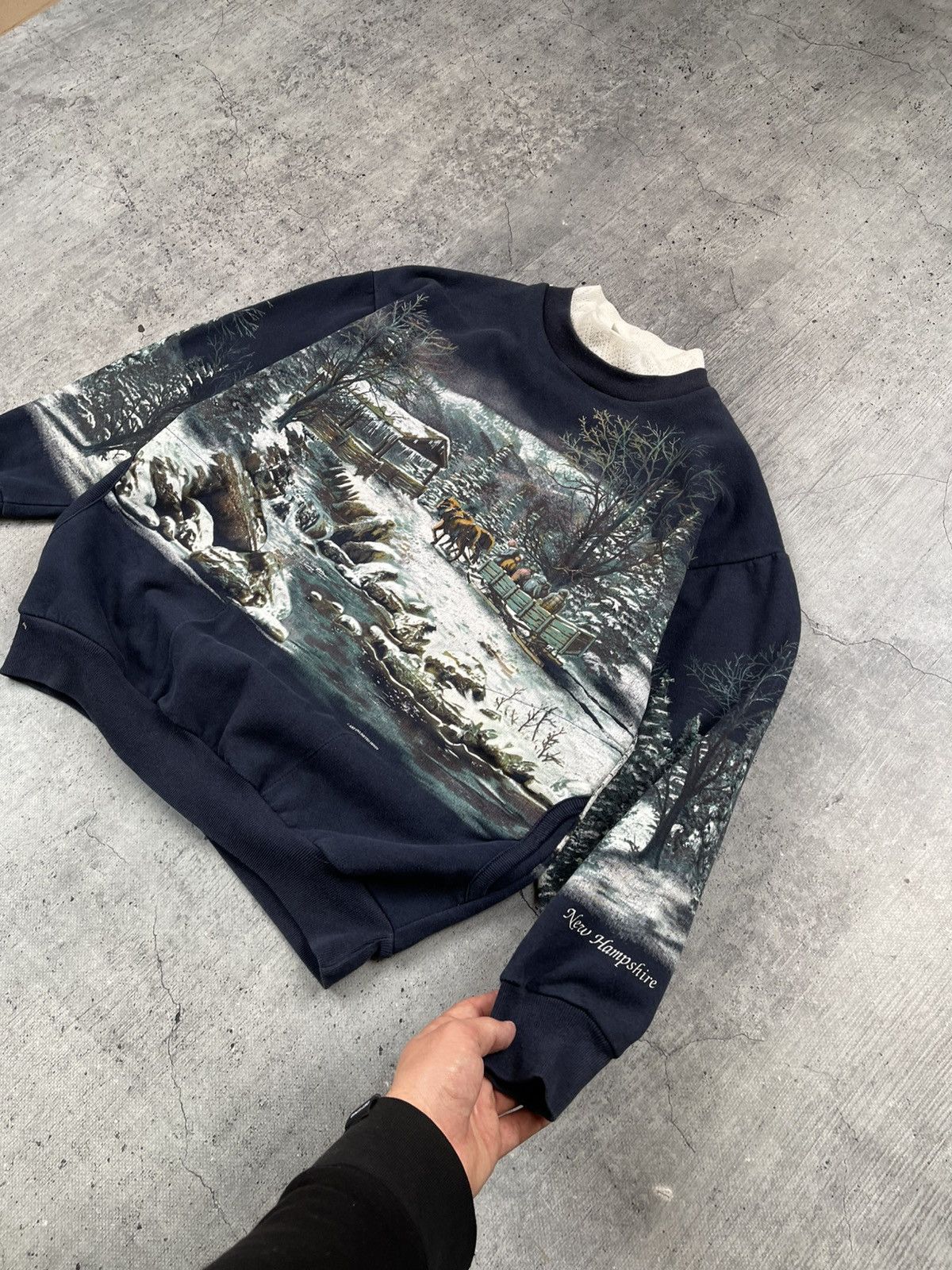 Vintage 1.4 Vintage Art Unlimited Sportswear Wolf Cardigan Size US M / EU 48-50 / 2 - 2 Thumbnail
