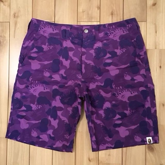 Bape BAPE Fire camo nylon shorts a bathing ape flame NIGO ★size M Size US 32 / EU 48 - 1 Thumbnail