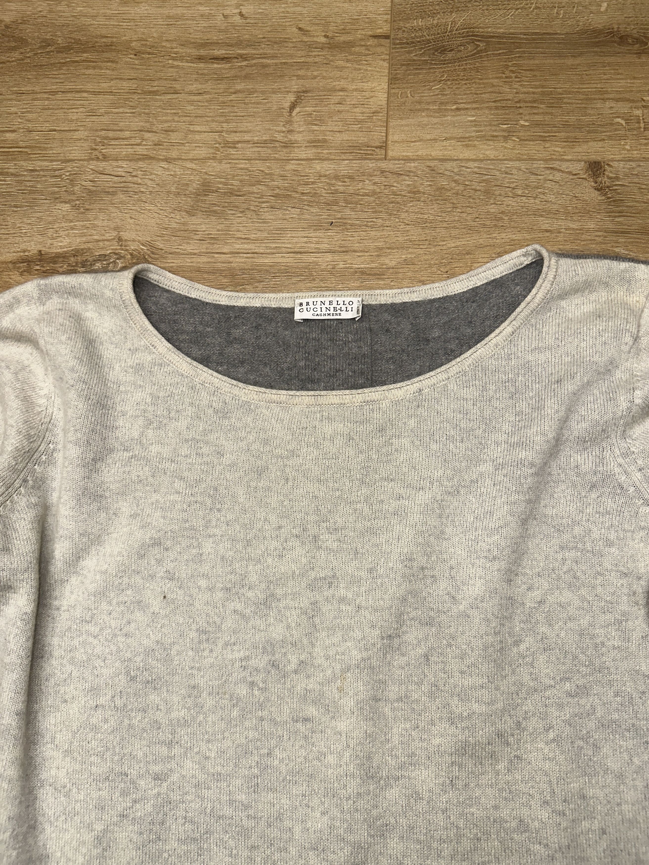 Brunello Cucinelli Brunello Cucinelli Cashmere Double-Face Sweater Size Xs S Size S / US 4 / IT 40 - 7 Thumbnail