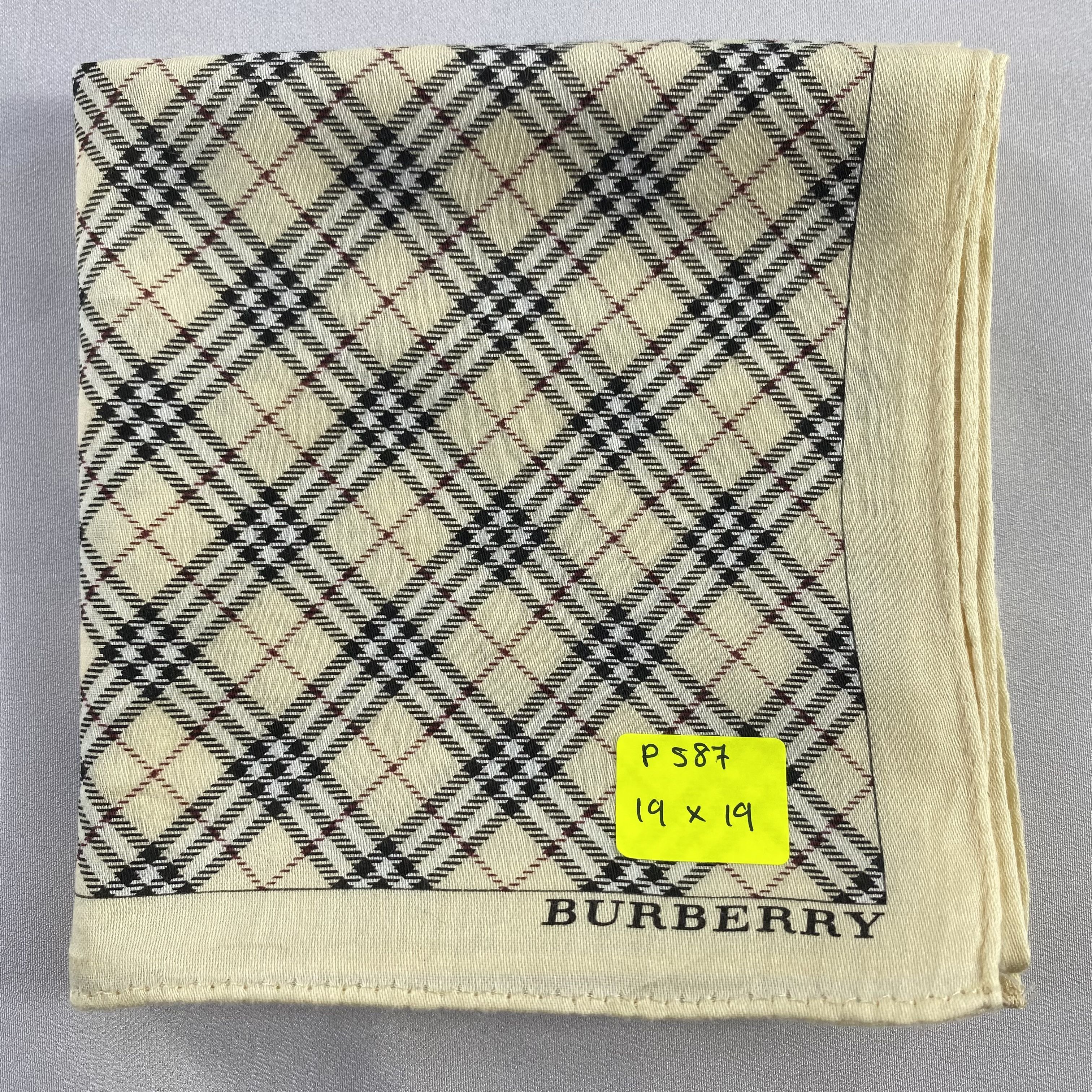 Burberry × Vintage Burberry Handkerchief / Neckerchief / Bandana-P587 Size ONE SIZE - 6 Thumbnail