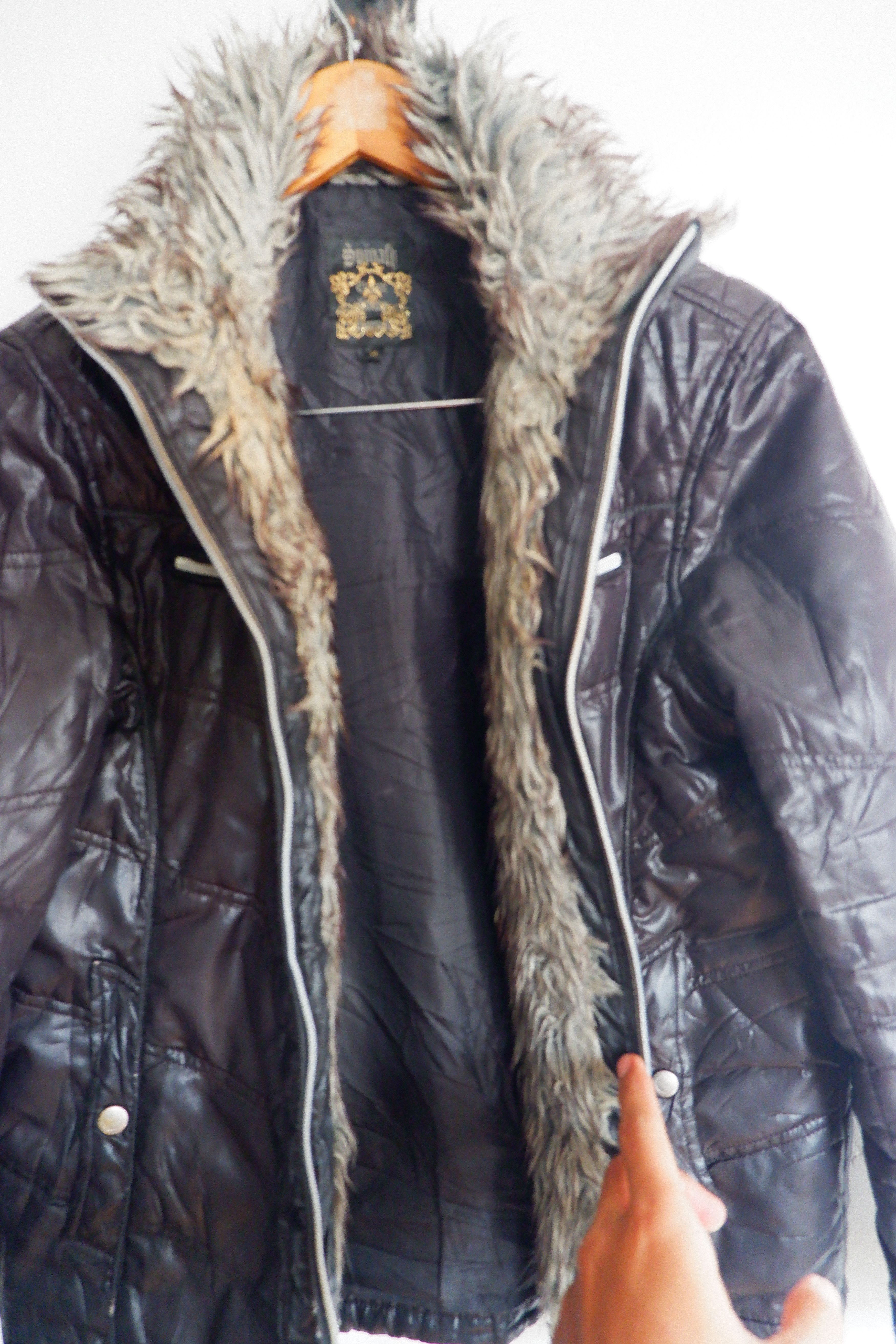 Tornado Mart Spinach Padded Fur Jacket Size US M / EU 48-50 / 2 - 4 Thumbnail