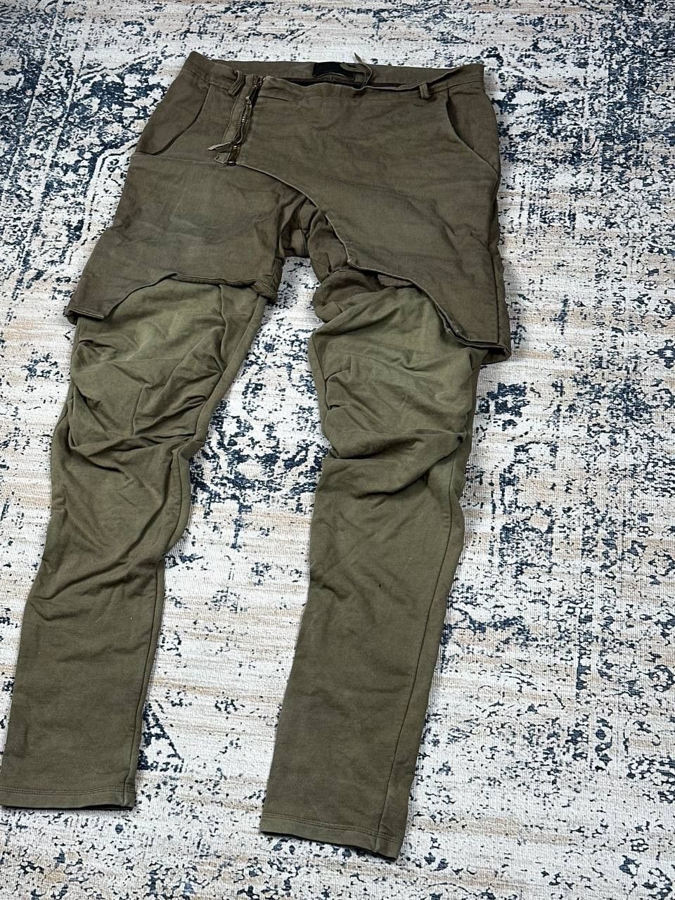 Japanese Brand Avant Garde Asymmetrical Grunge Pants Size US 34 / EU 50 - 1 Thumbnail
