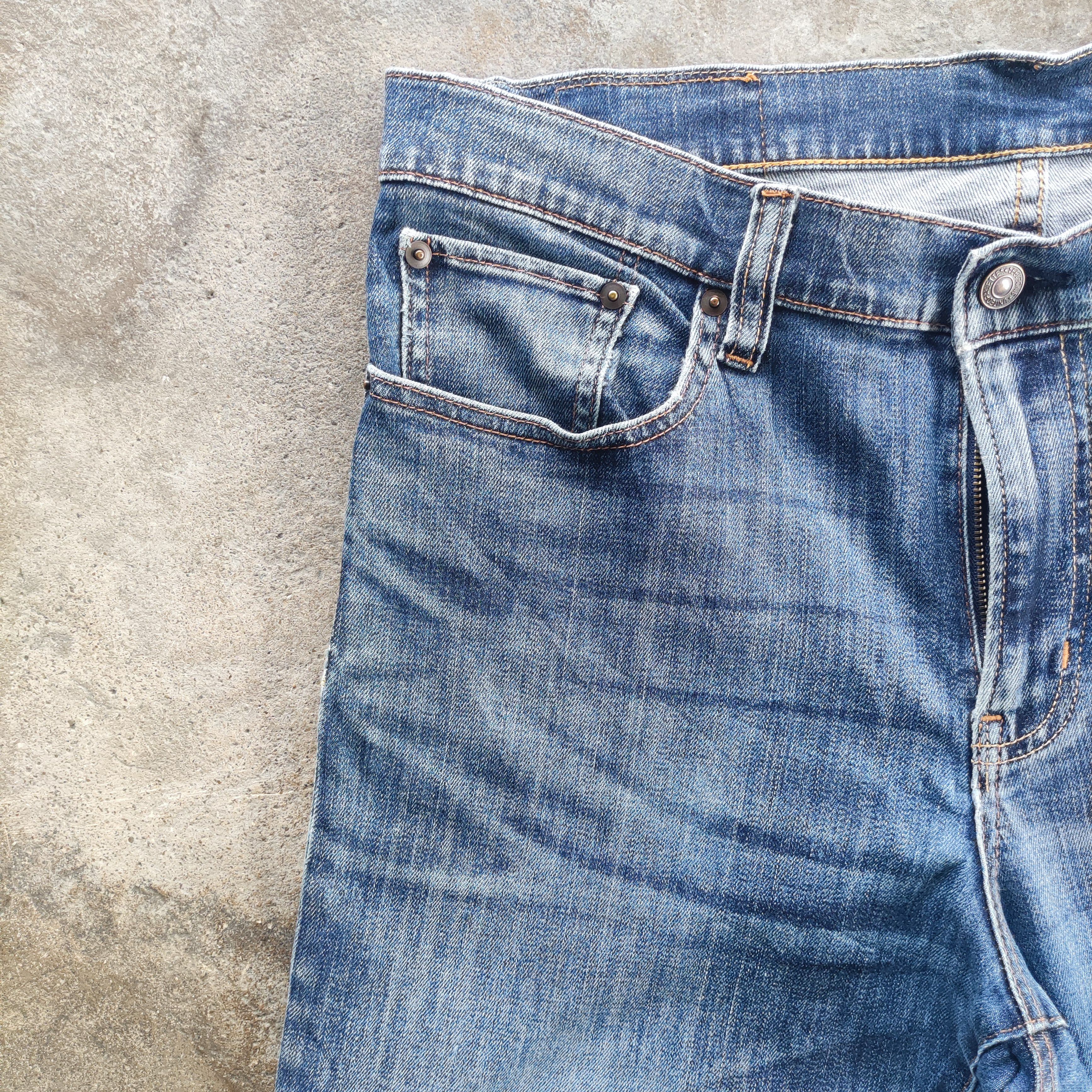Japanese Brand Vintage Japanese Brand Straight Cut Jeans Faded Ripped Pants Size US 33 - 5 Thumbnail