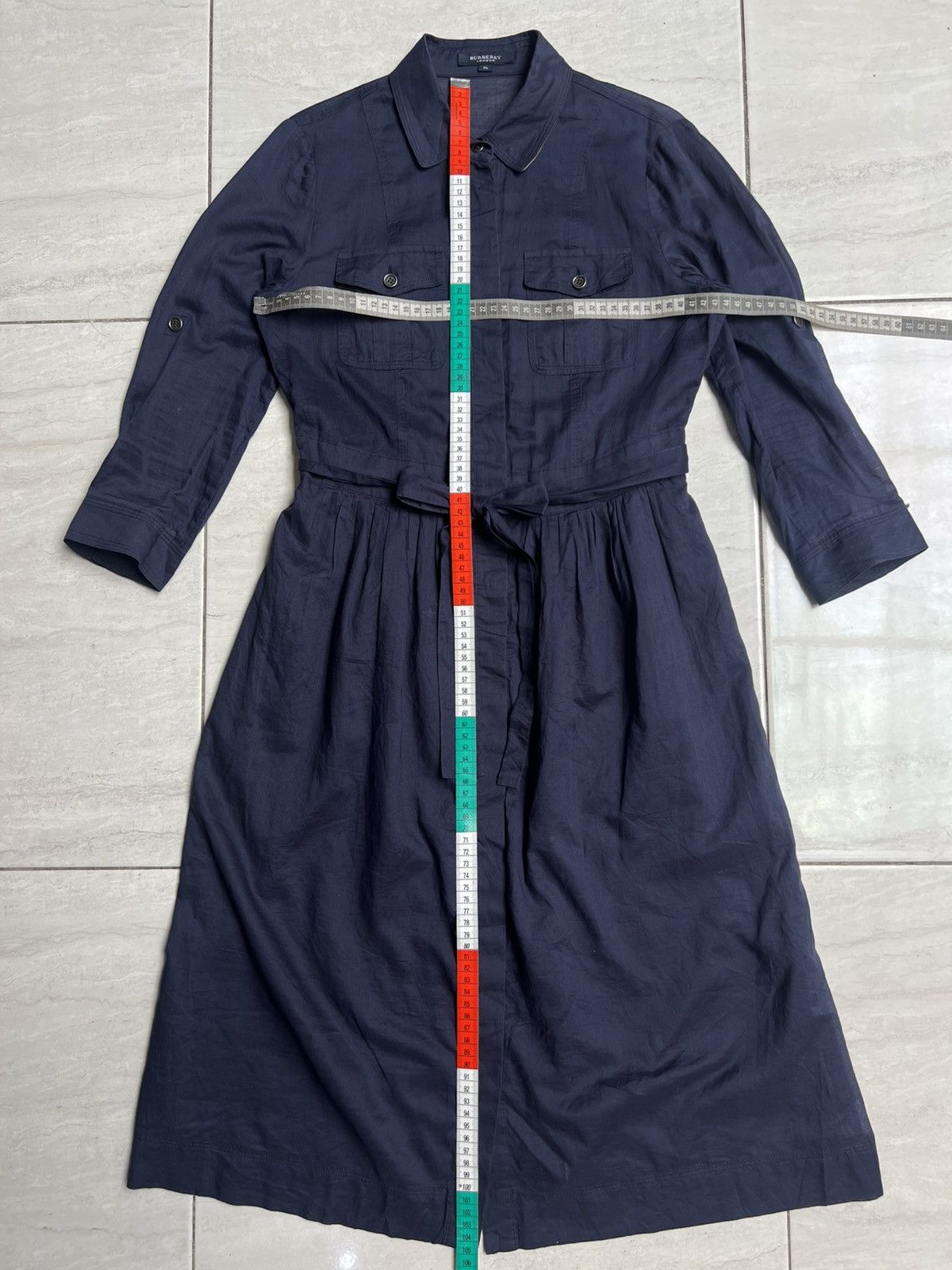 Burberry Burberry London Navy Shirt Dress Size XS / US 0-2 / IT 36-38 - 12 Thumbnail