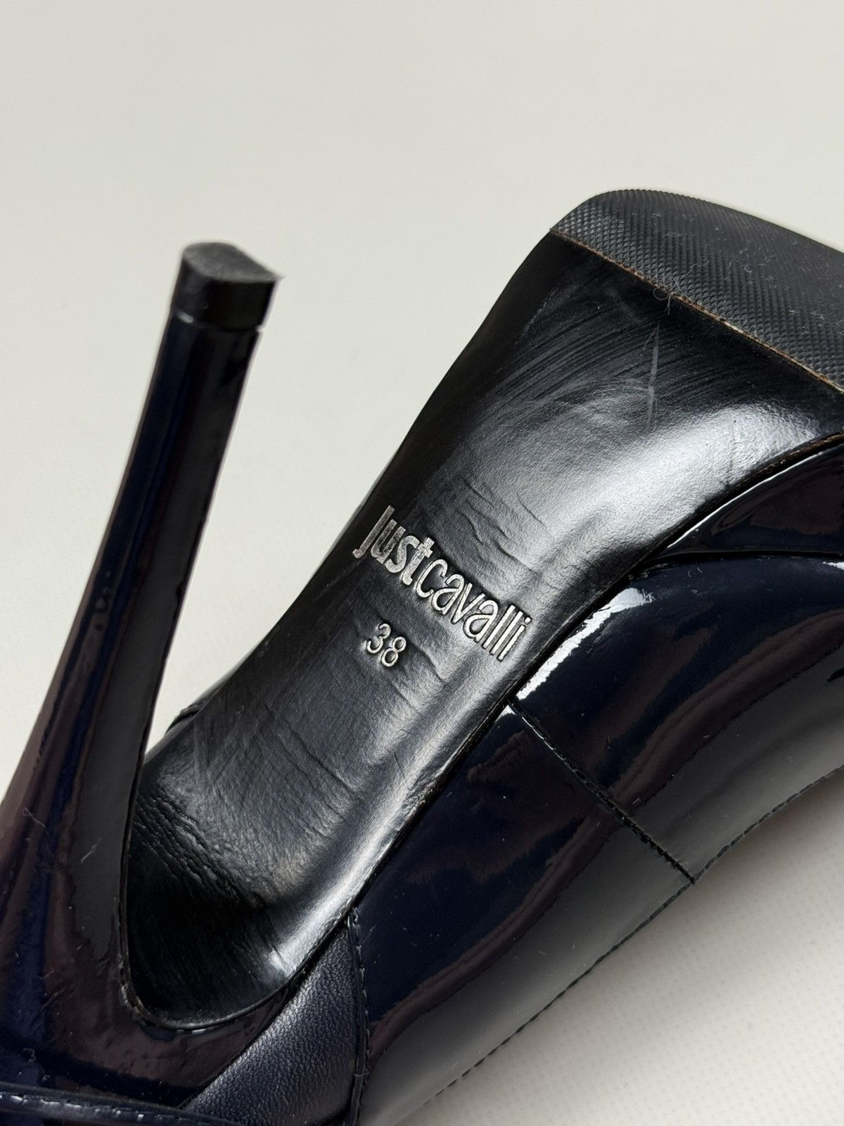 Just Cavalli Roberto Just Cavalli Ladies Pump Heels Patent Leather Size US 8 / IT 38 - 19 Thumbnail