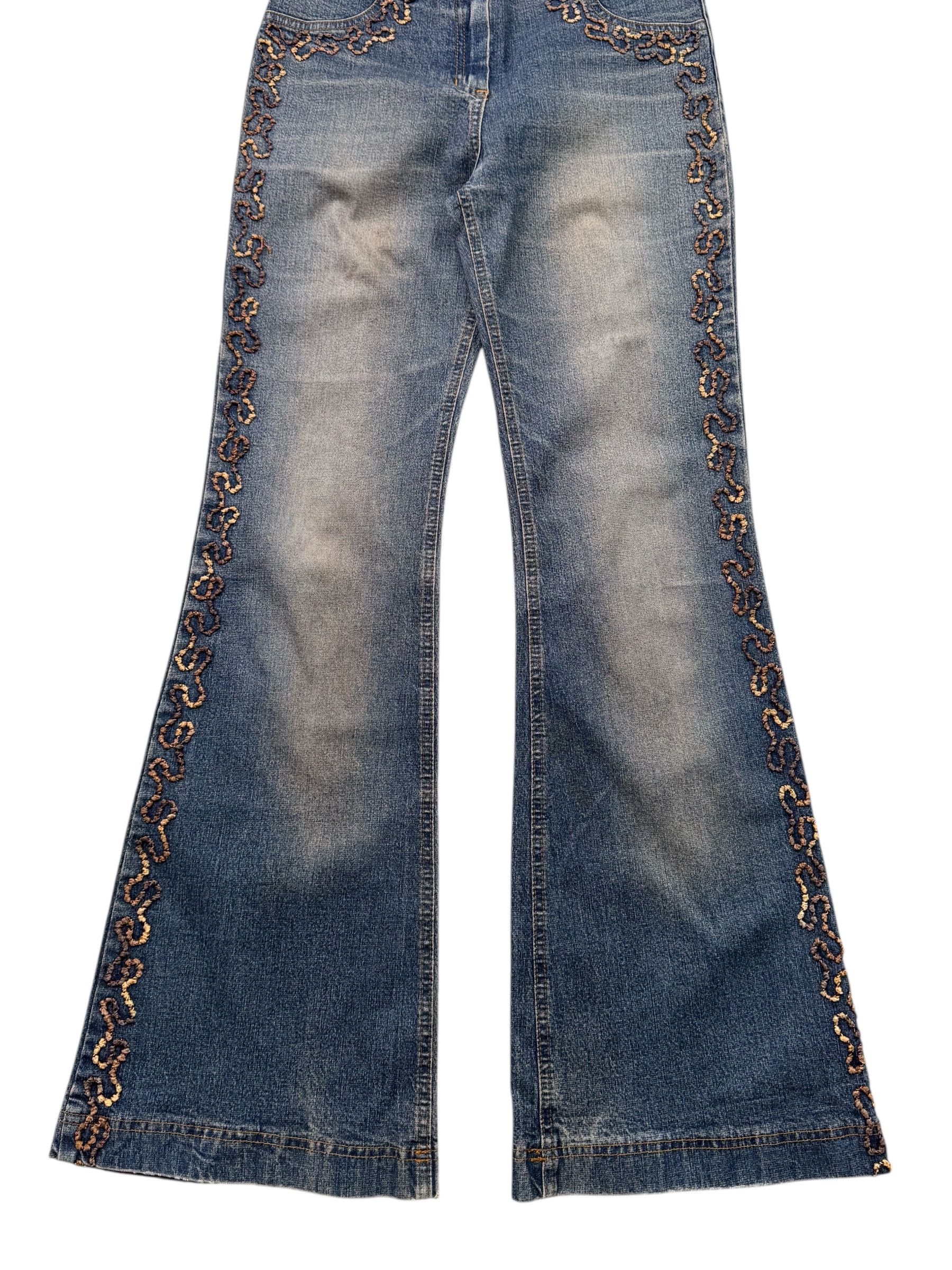 Japanese Brand Vintage Flare Jeans W342(V9) Size 28" / US 6 / IT 42 - 3 Thumbnail