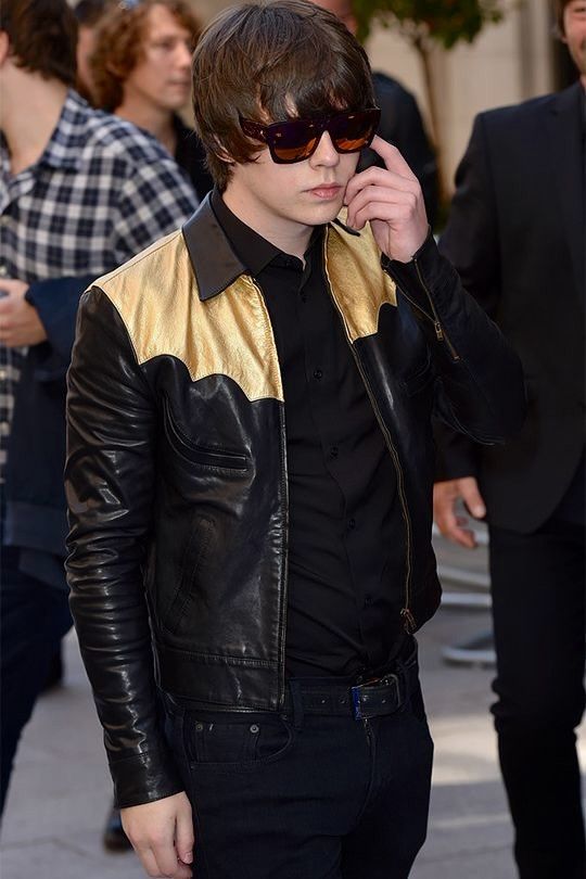Hedi Slimane × Saint Laurent Paris GRAIL SS15 PSYCH ROCK CIRCUS WESTERN OILED CALFSKIN JACKET Size US M / EU 48-50 / 2 - 22 Thumbnail