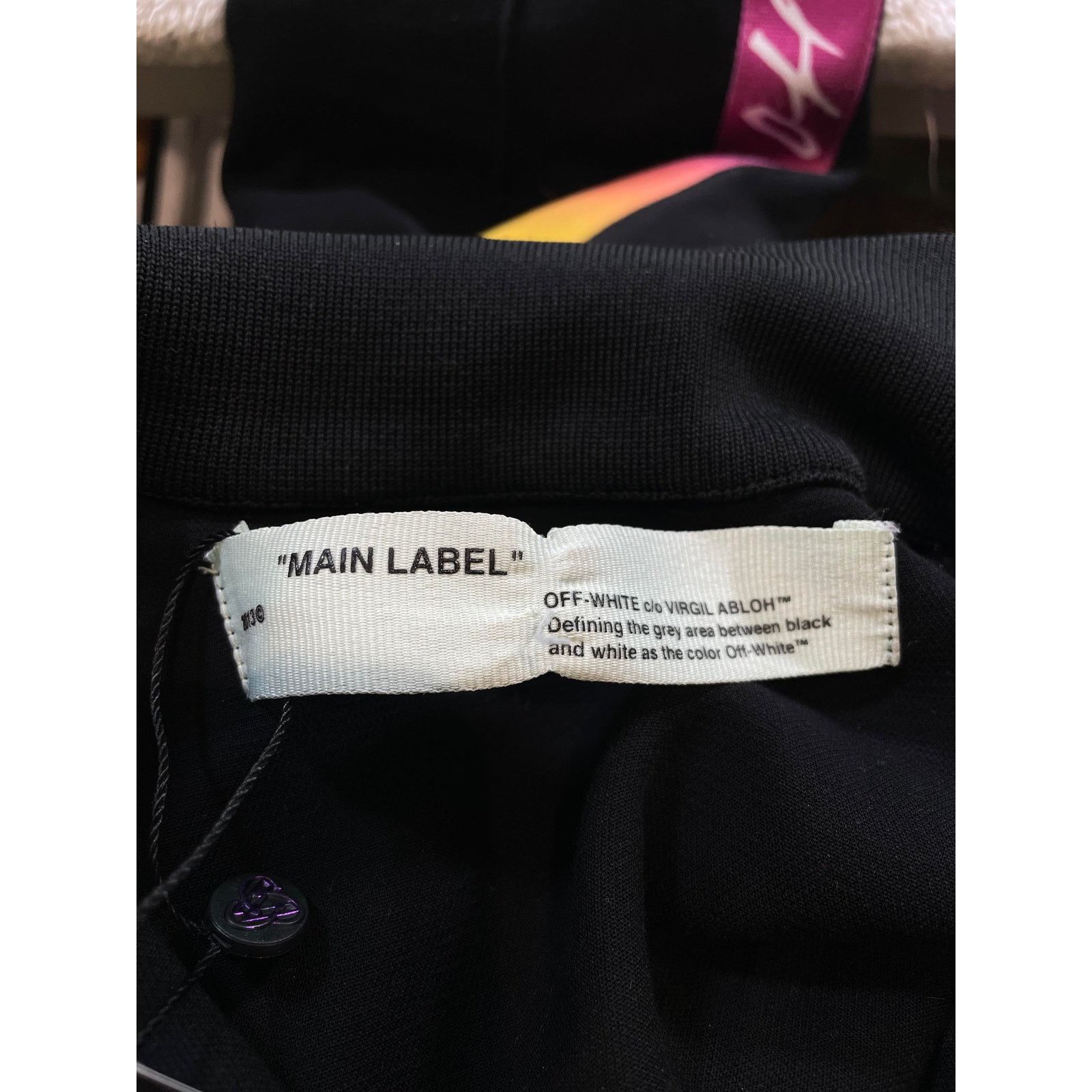 Off-White Off-White Black Rainbow Track Jacket Size US S / EU 44-46 / 1 - 7 Thumbnail