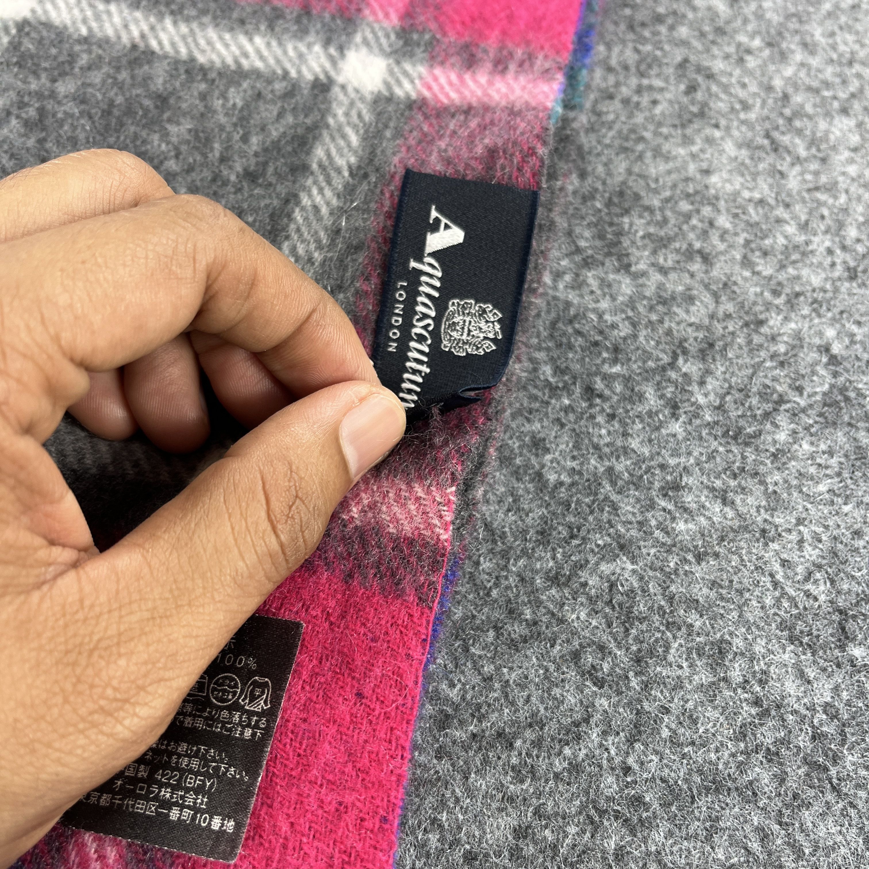 Aquascutum Aquascutum Scarf / Muffler / Neckwear T1276 Size ONE SIZE - 11 Thumbnail