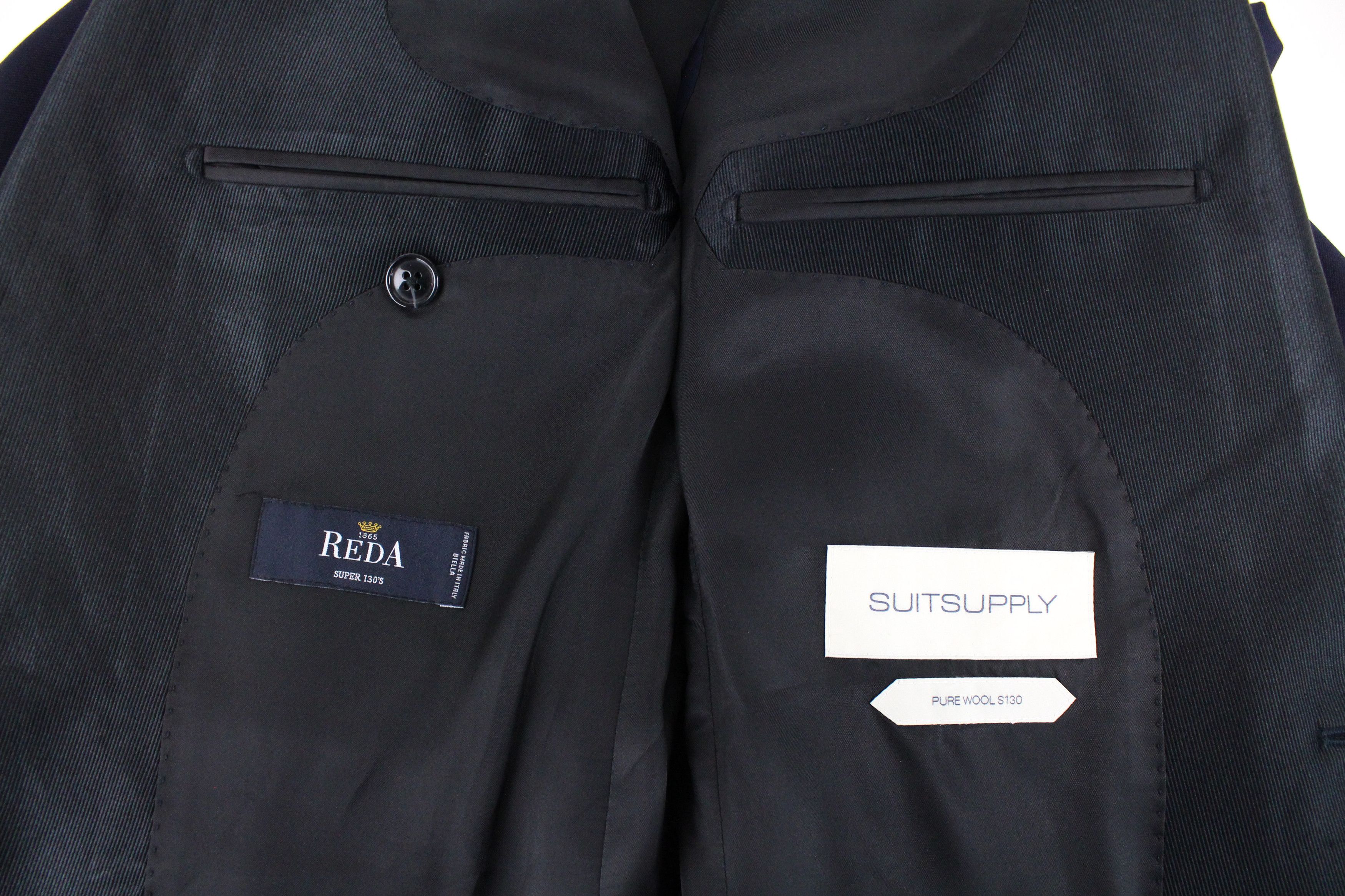 Suitsupply LAZIO TUX UK34R Navy Wool Super120 Slim Blazer 55673 Size 34R - 5 Thumbnail