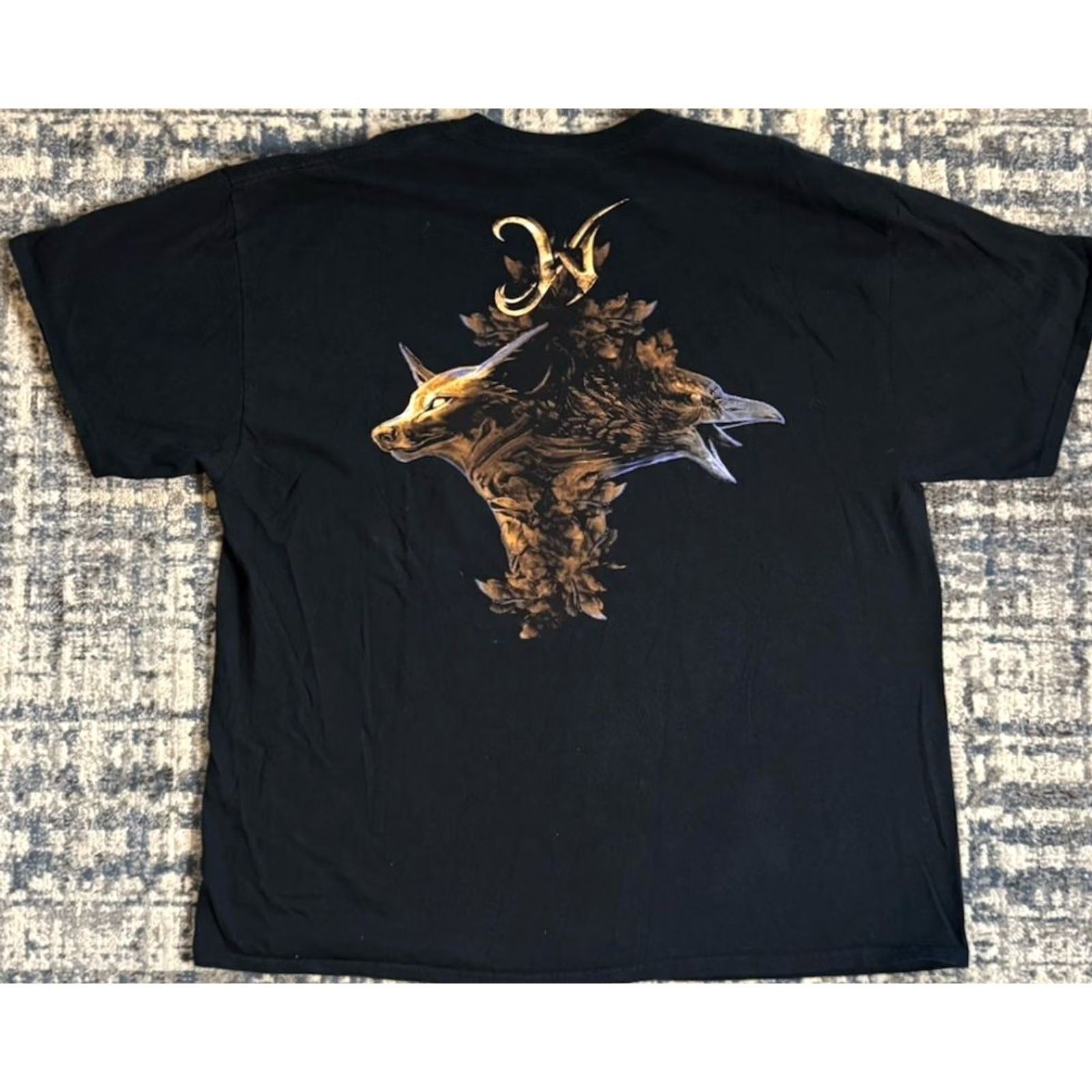 Gildan VINTAGE Wintersun Band Concert T Shirt 2XL Black Symphonic Death Metal Animals 2000s Men Size US XXL / EU 58 / 5 - 3 Thumbnail