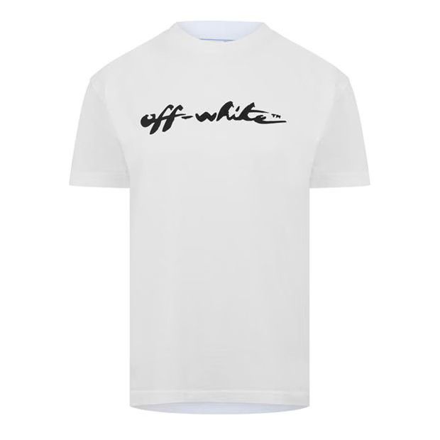 Off-White o1g2r1mq1224 T Shirt in White & Black Size XXS / US 00 / IT 34 - 1 Thumbnail