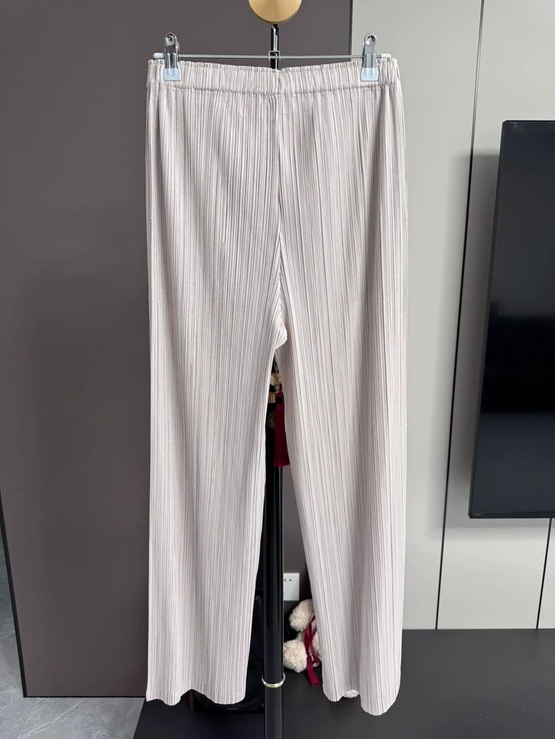 Issey Miyake issey miyake size:5 Off-white pleated pants Size 42" / US 20 - 2 Thumbnail