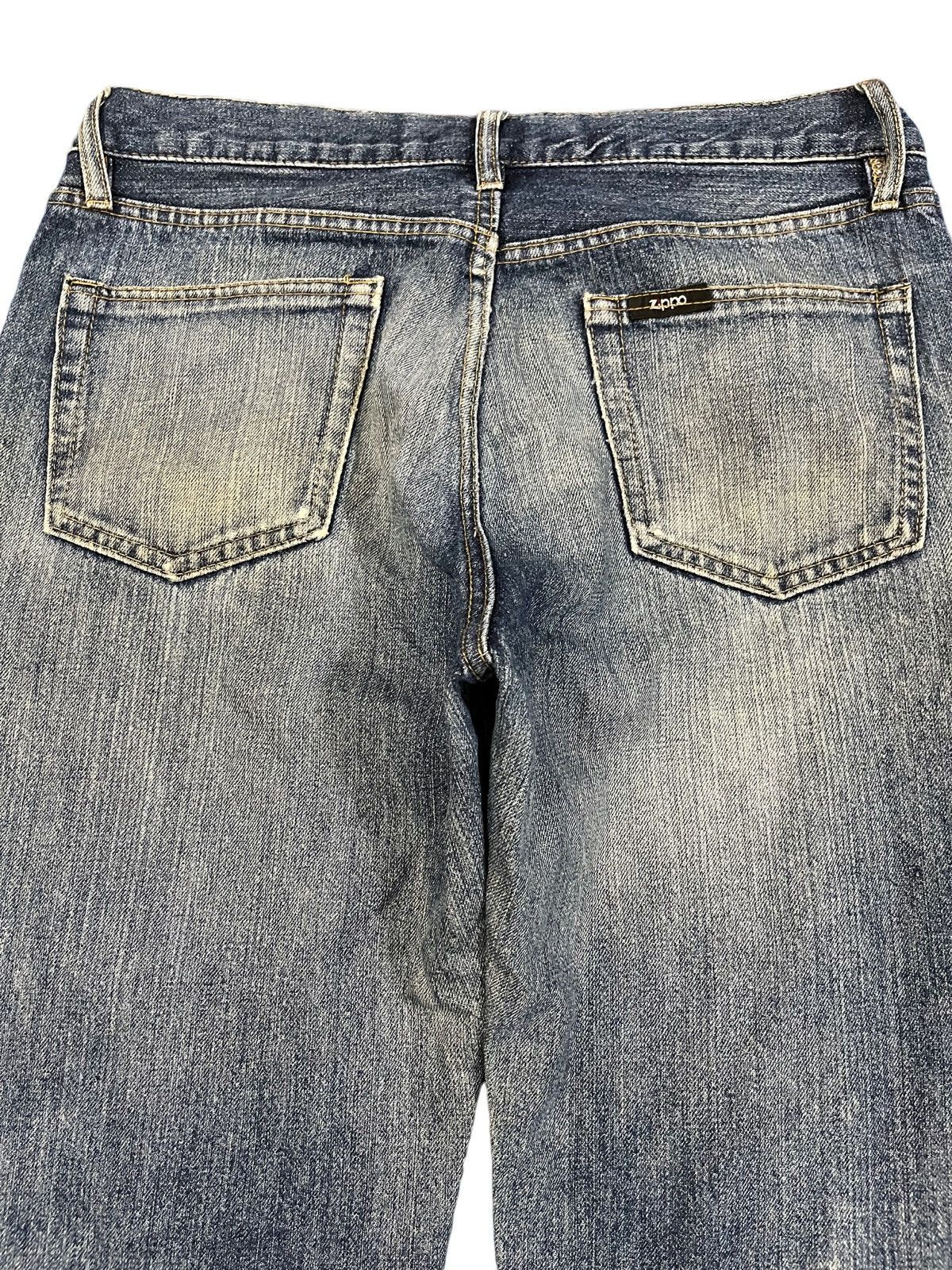 Zippo Vintage Zippo Baggy Distressed Denim Size US 33 - 7 Thumbnail