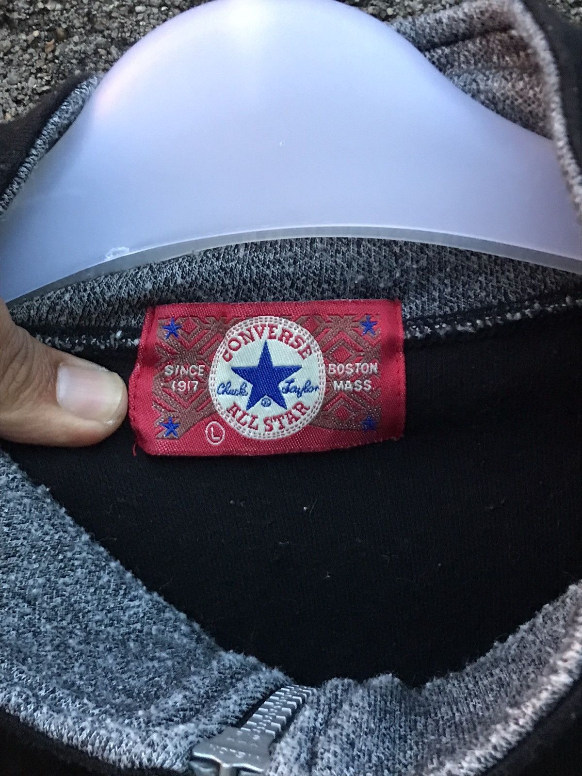 Converse ⚡️Vintage Converse Half Zipper Pullover Sweatshirt Size US L / EU 52-54 / 3 - 8 Thumbnail