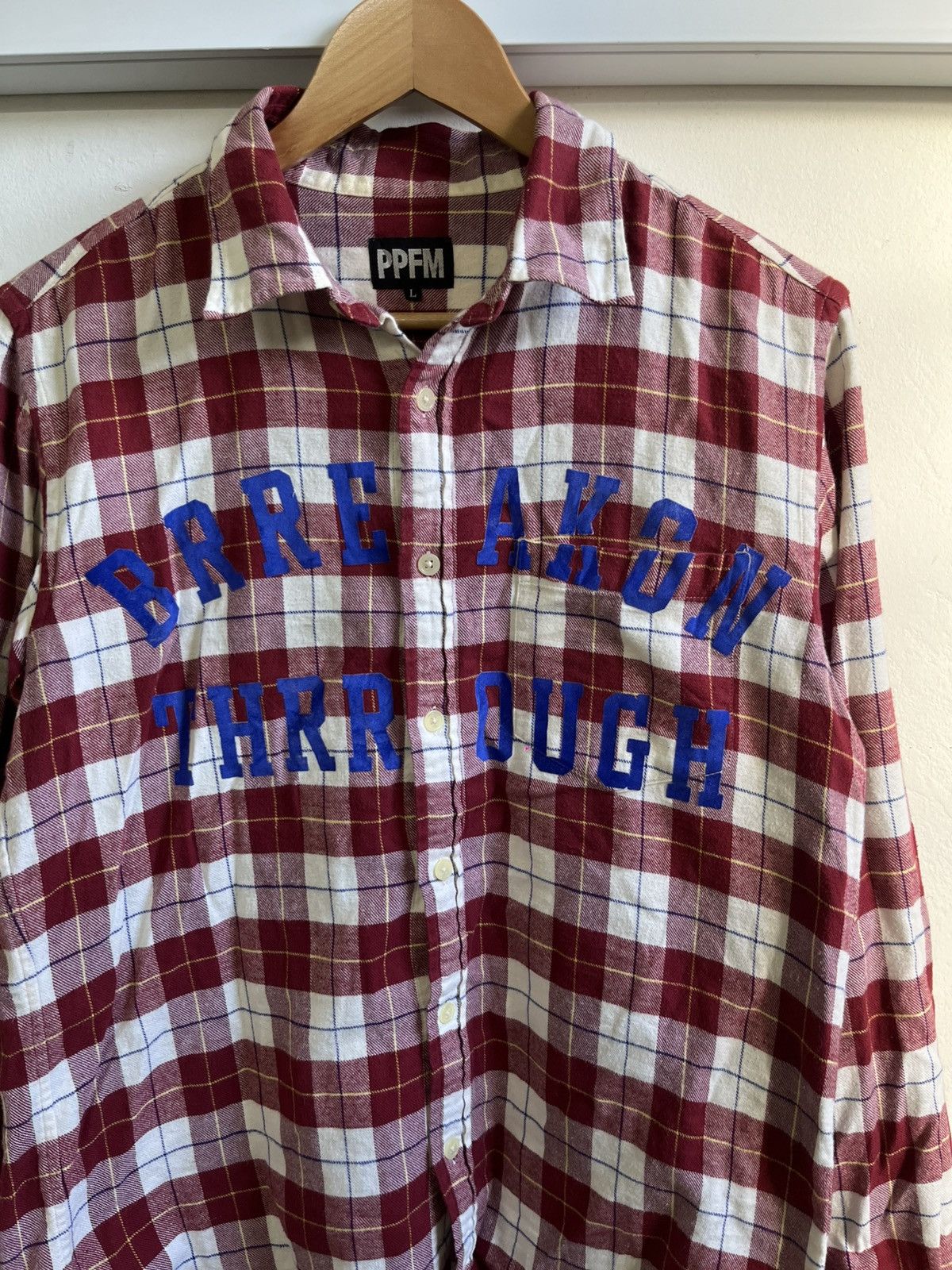 PPFM Vintage PPFM Poem Plaid Shirt Size US L / EU 52-54 / 3 - 2 Thumbnail