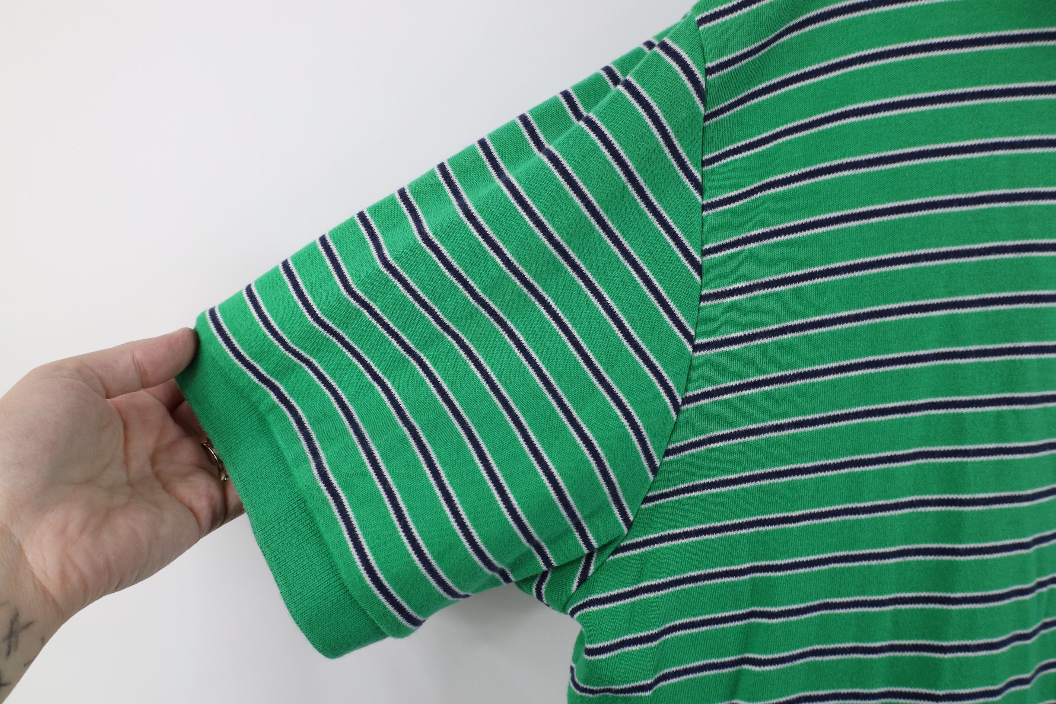 Ralph Lauren Vintage 90s Ralph Lauren Cotton Knit Striped Golf Polo Shirt Size US L / EU 52-54 / 3 - 8 Thumbnail