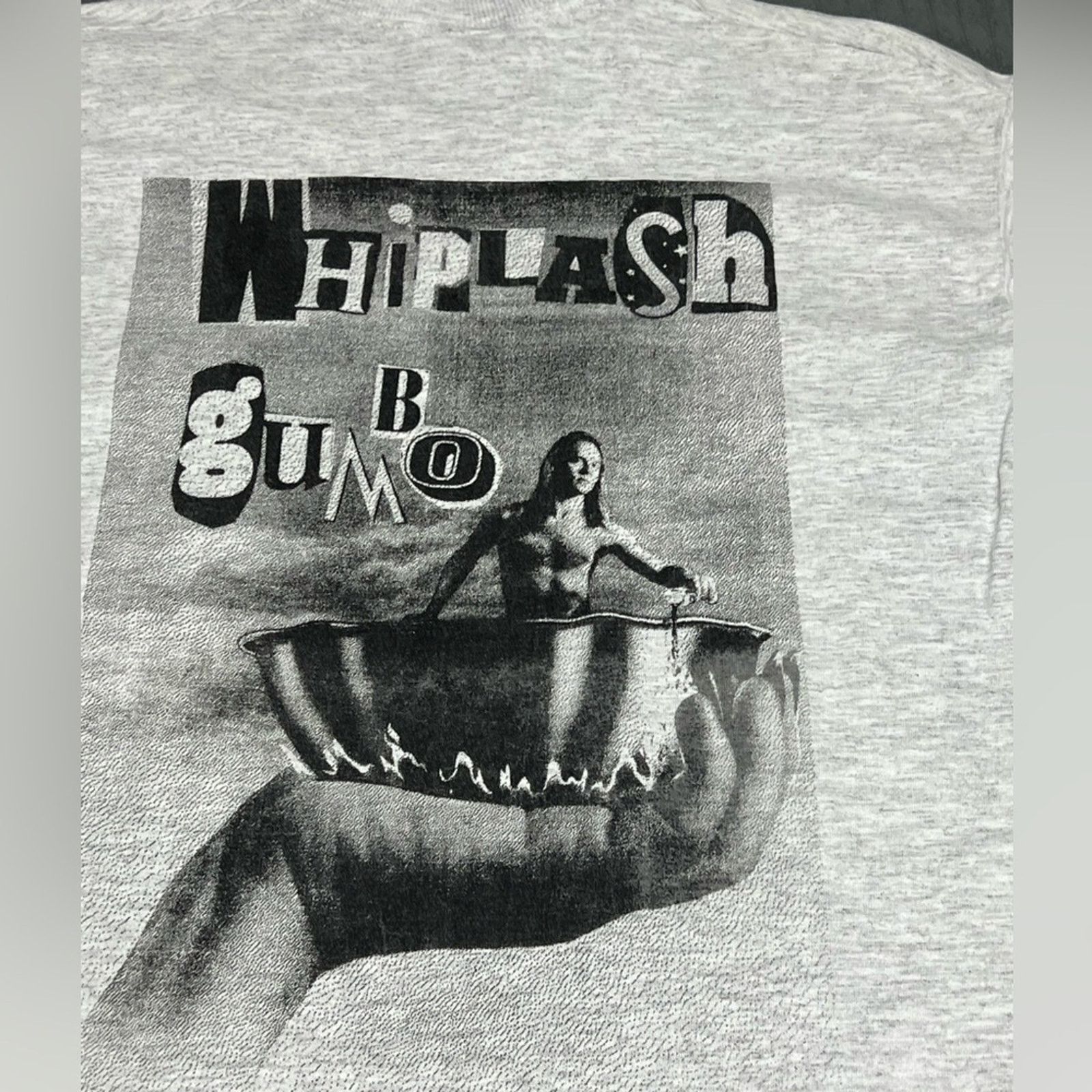 Fruit Of The Loom Vintage Whiplash Gumbo M.R. KECK Band Tee 90’s RARE MEDIUM Size US M / EU 48-50 / 2 - 4 Thumbnail