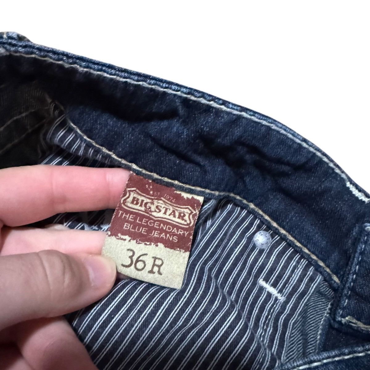 Big Star Big Star Union Regular Straight Jeans Men's 36x28 Size US 36 / EU 52 - 6 Thumbnail