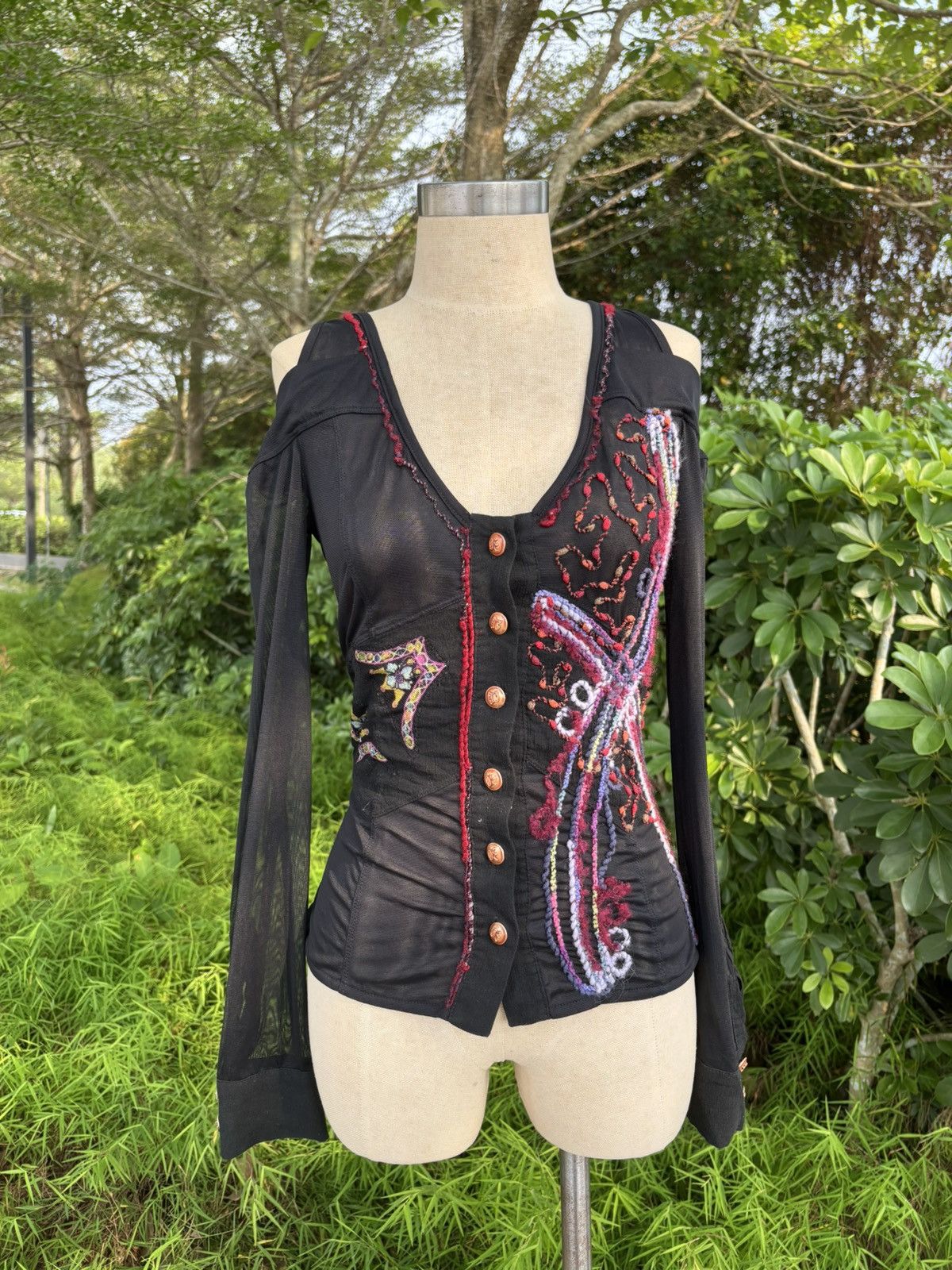 Jean Paul Gaultier Vintage save the queen longsleeve Size S / US 4 / IT 40 - 1 Thumbnail