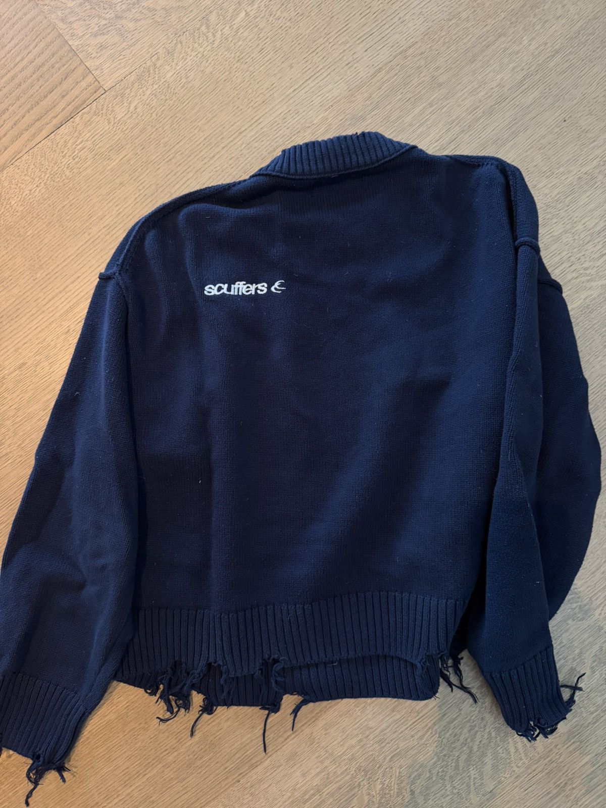 Other SCUFFERS Distressed Sweater Size US L / EU 52-54 / 3 - 2 Thumbnail
