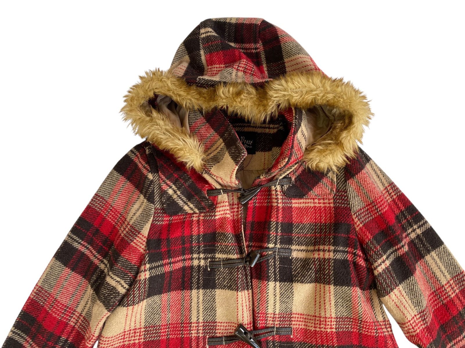 Japanese Brand × Vintage Vtg Lee Prest Wool Jacket Fur Hoodie Size M / US 6-8 / IT 42-44 - 3 Thumbnail