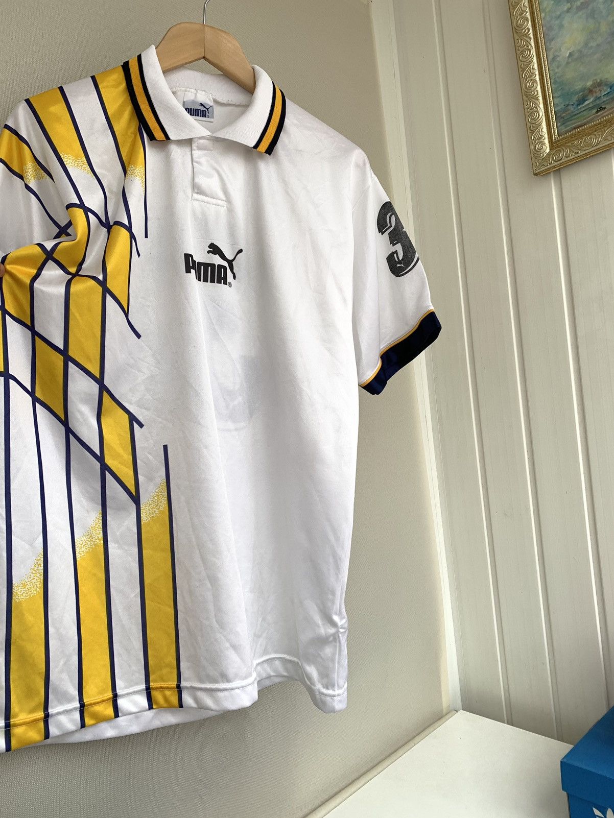 Puma Puma Vintage 90s Football Shirt Soccer Jersey Size L Size US L / EU 52-54 / 3 - 2 Thumbnail