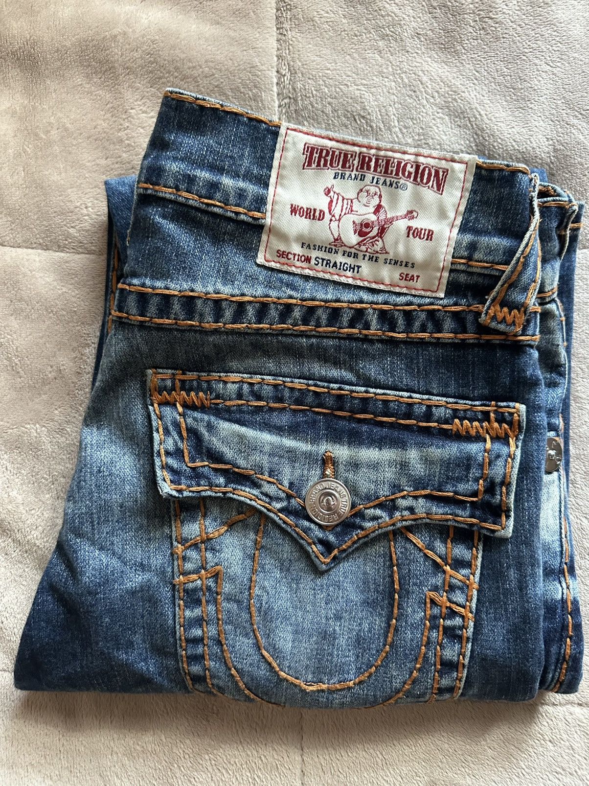 True Religion Ricky Straight Super T Size US 31 - 2 Thumbnail