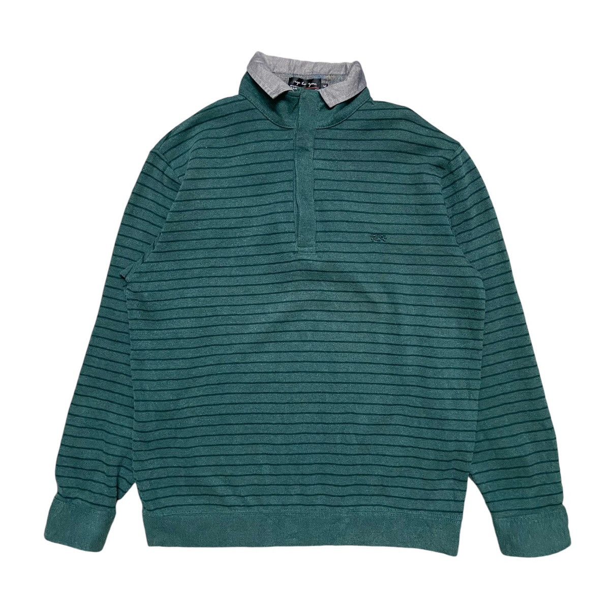 Designer × Kansai Yamamoto Kansai Yamamoto Up to You Halfzip Sweatshirt Size US M / EU 48-50 / 2 - 1 Thumbnail