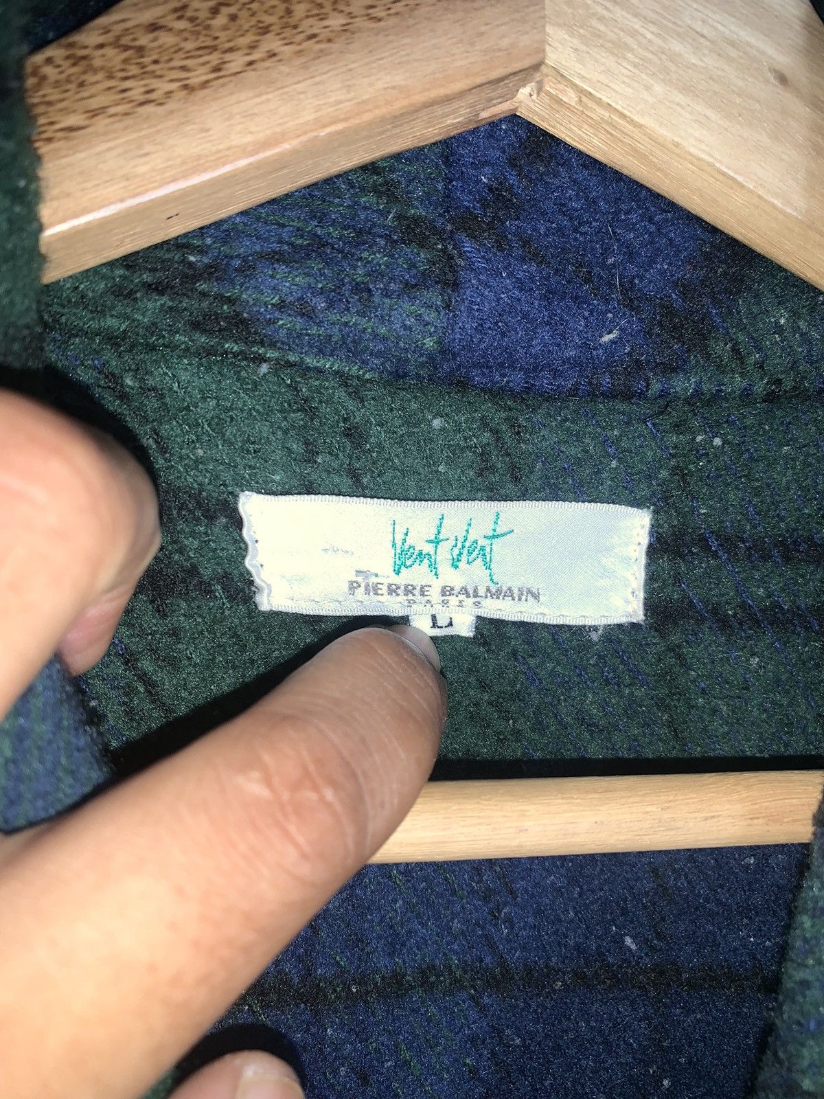 Vintage Vintage Vent Vert Pierre Balmain Fleece Jacket Size US L / EU 52-54 / 3 - 5 Thumbnail