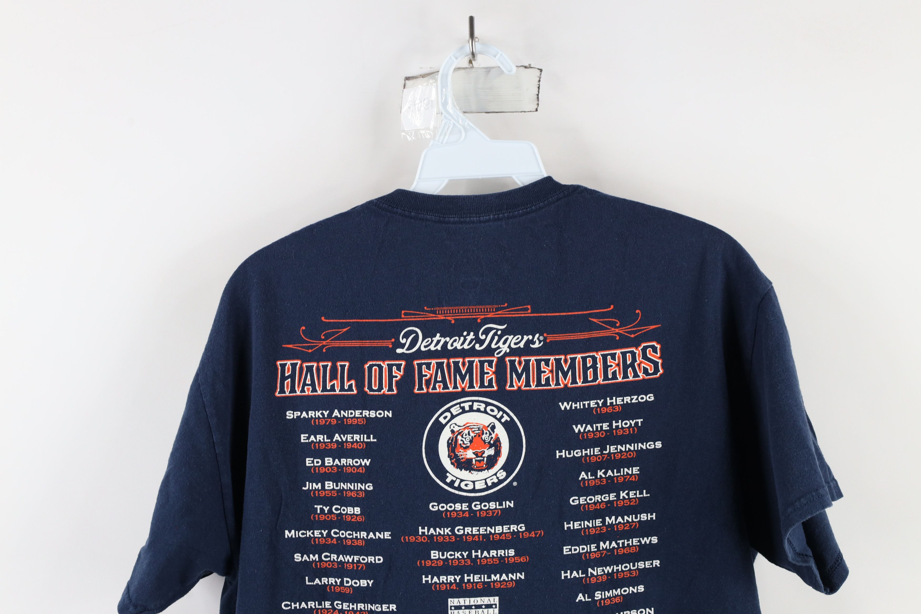 Majestic × Vintage Vintage Majestic Hall of Fame Members Detroit Tigers T-Shirt Size US M / EU 48-50 / 2 - 12 Thumbnail