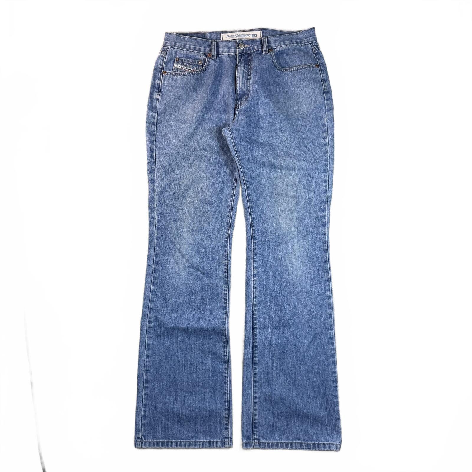 Diesel Y2K Diesel Blue Jeans Mens 33x32.5 Boot Cut Size US 33 - 1 Thumbnail