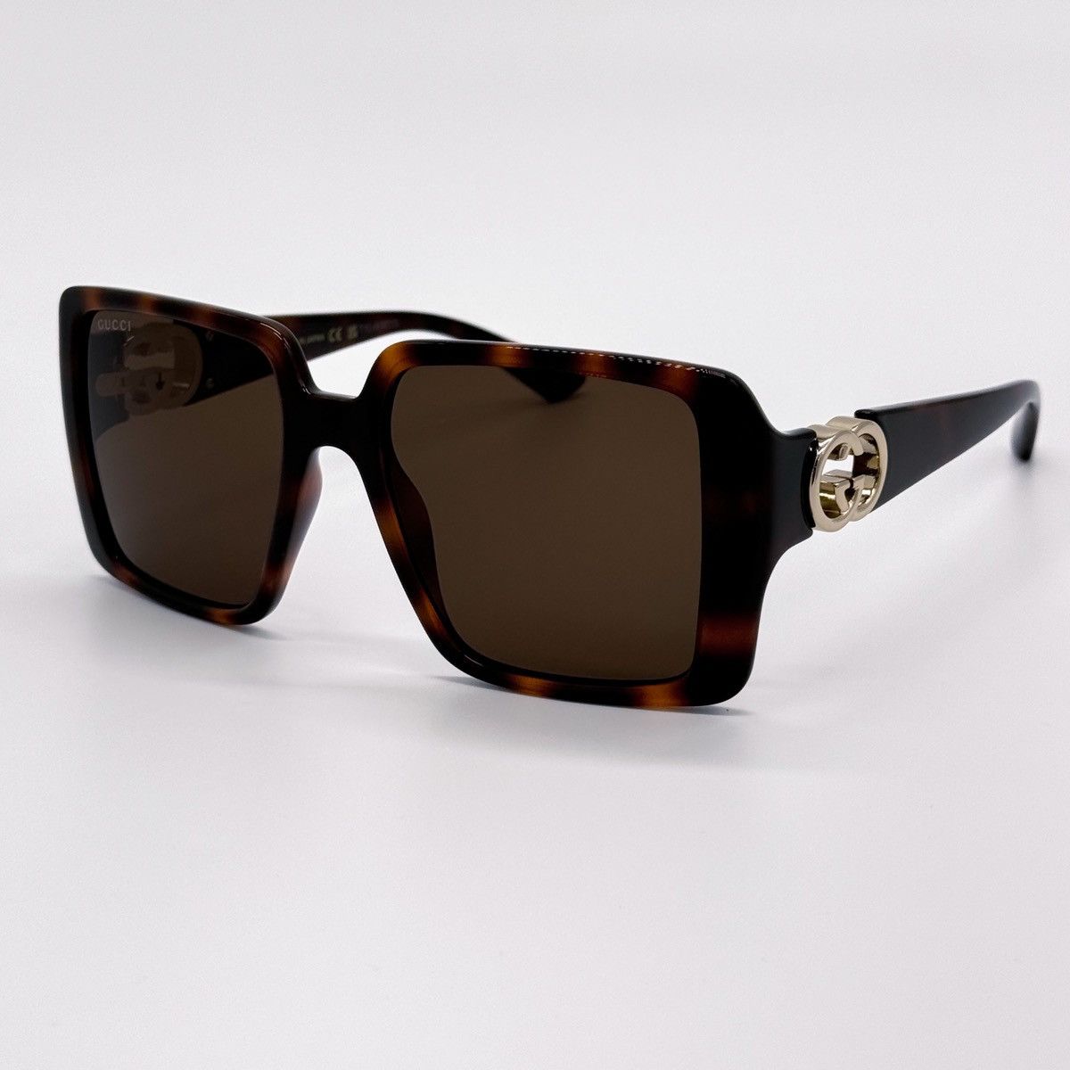 Gucci NEW GUCCI GG1692S 002 SQUARE HAVANA BROWN WOMEN SUNGLASSES Size ONE SIZE - 3 Thumbnail