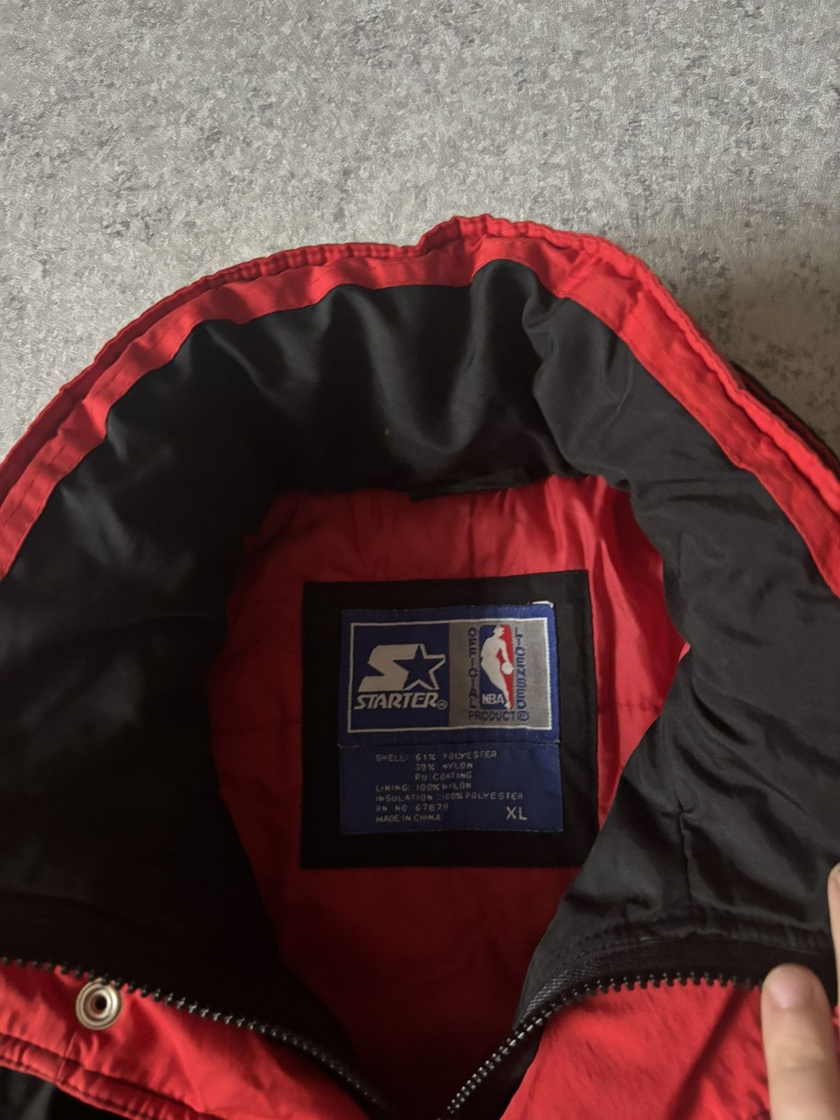 Starter VINTAGE STARTER CHICAGO BULLS JACKET Size US XL / EU 56 / 4 - 3 Thumbnail